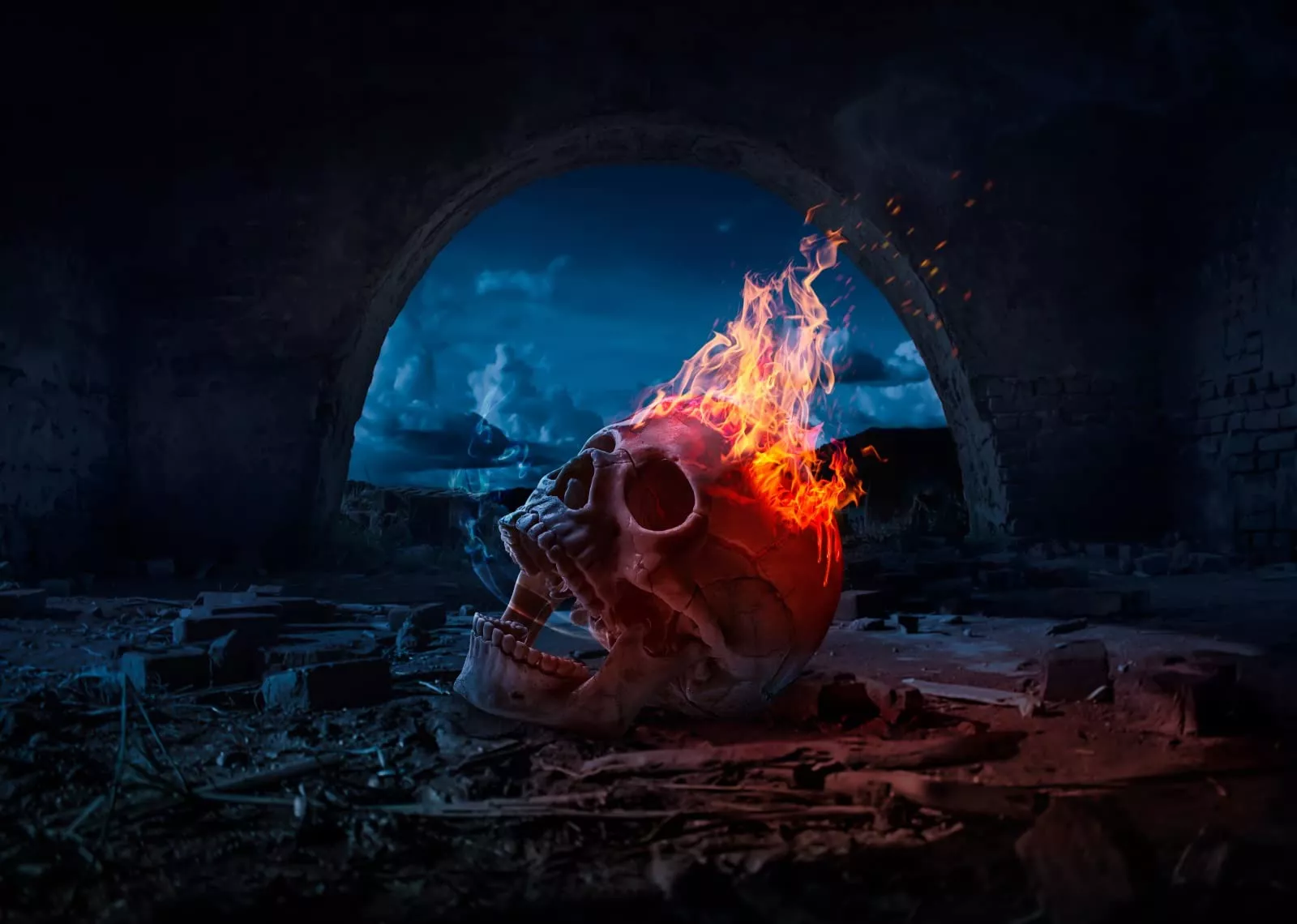 BELECO 12x8ft Fabric Halloween