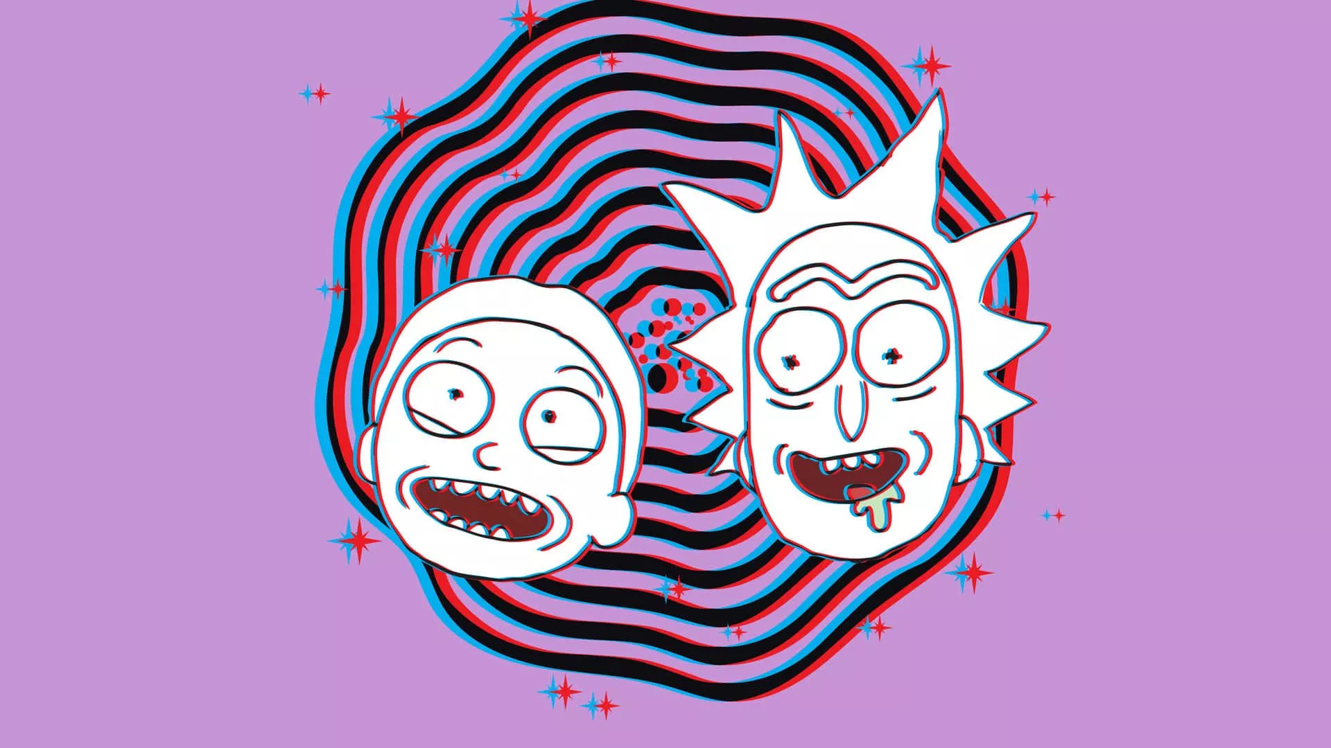 And Morty Trippy Backwoods Wallpaper