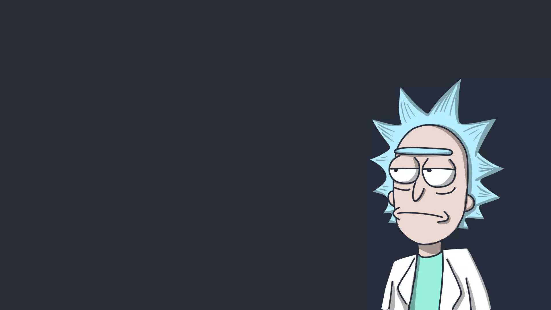 Indigo Background Rick And Morty 4k