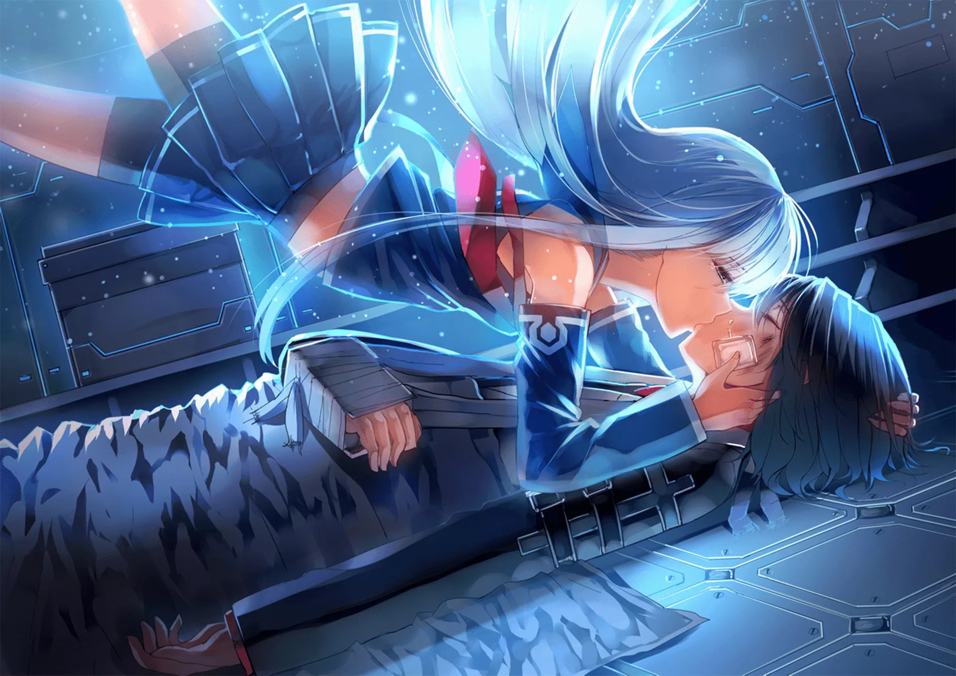 Chihaya Gunzou Kiss Blue Anime Arpeggio