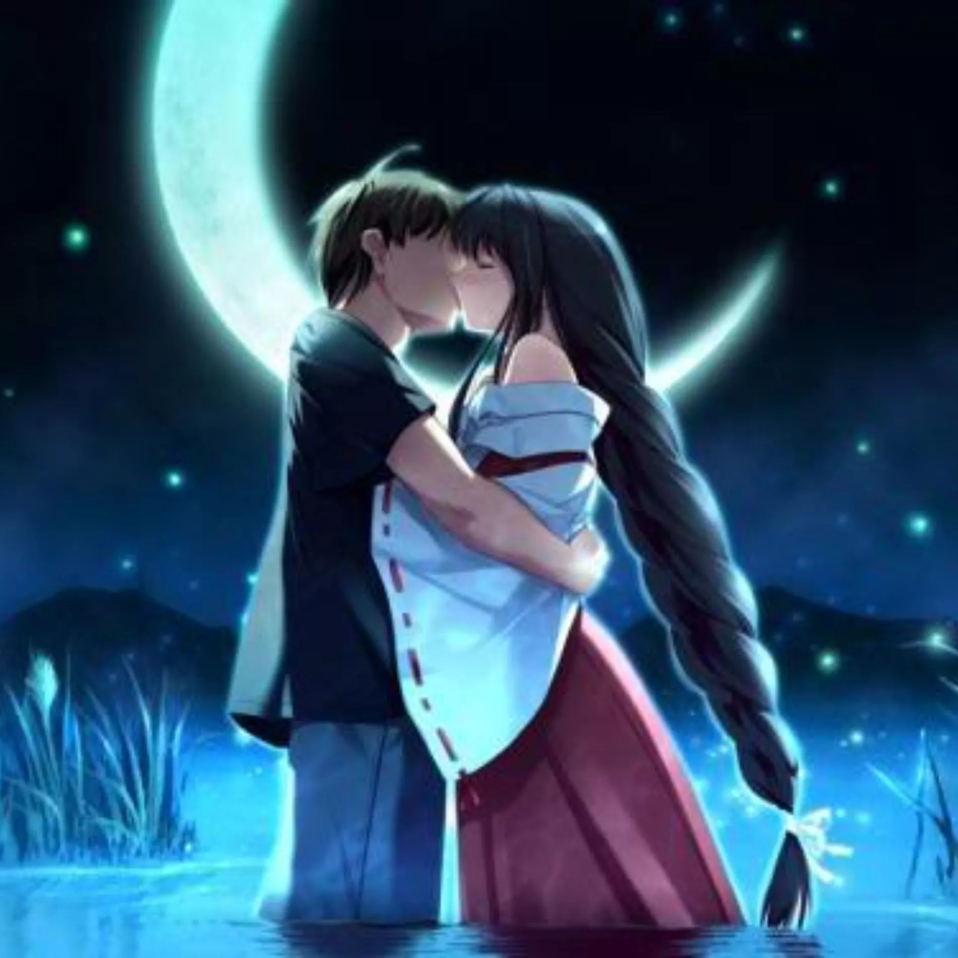 Anime Boy And Girl Kiss Pfp