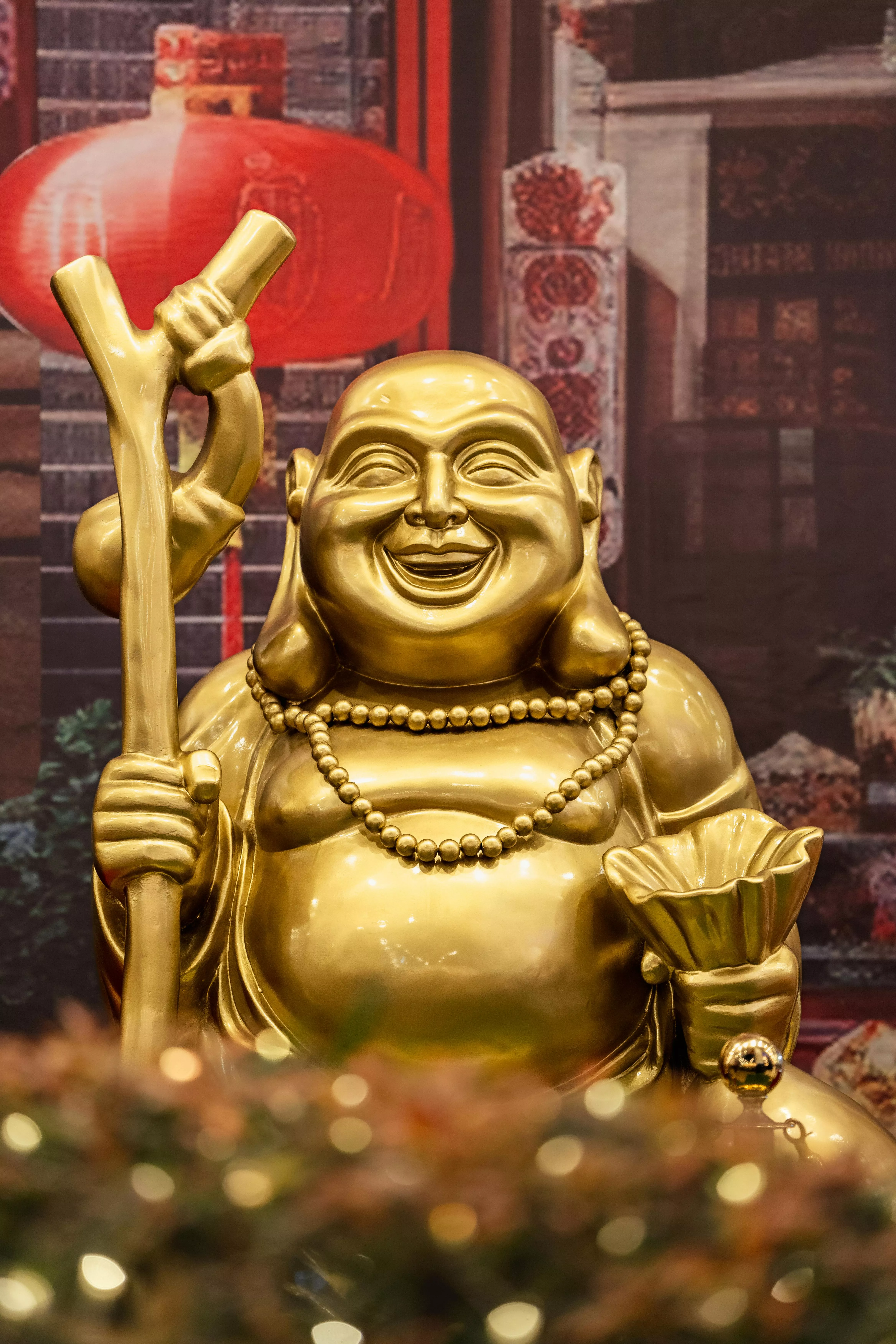 Cheerful Buddha Statue · Free