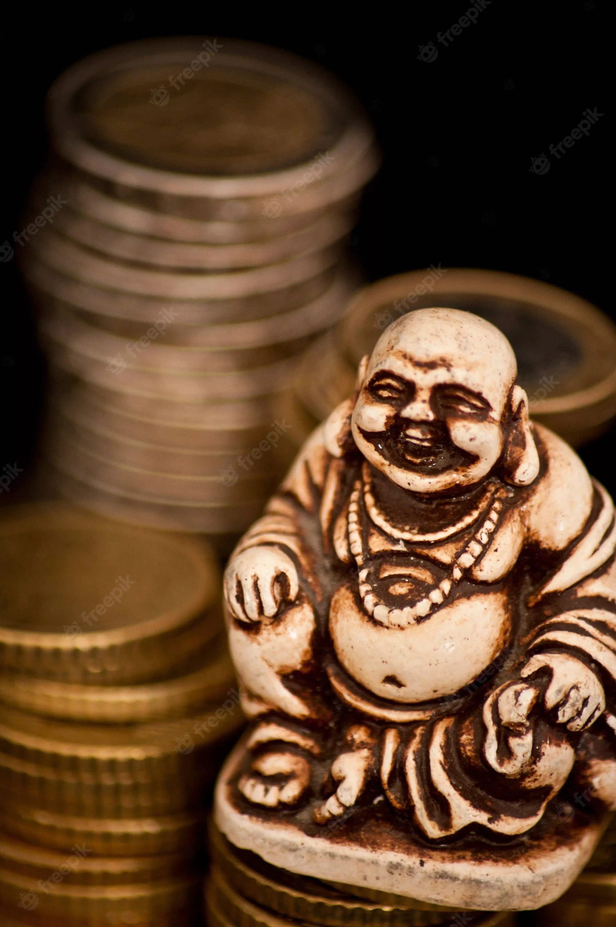 Laughing Buddha Alongside Prosperity