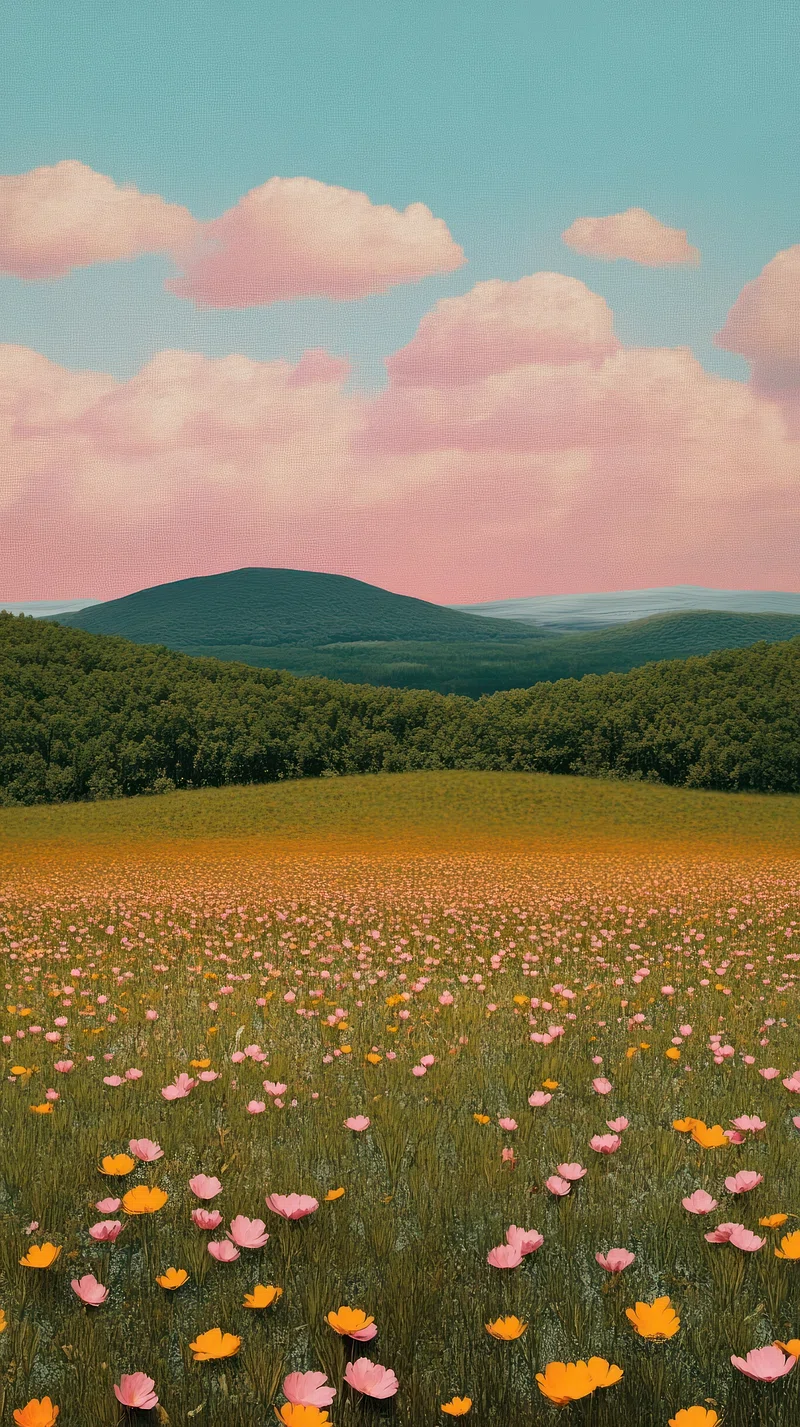 Minimalist Spring iPhone Wallpaper