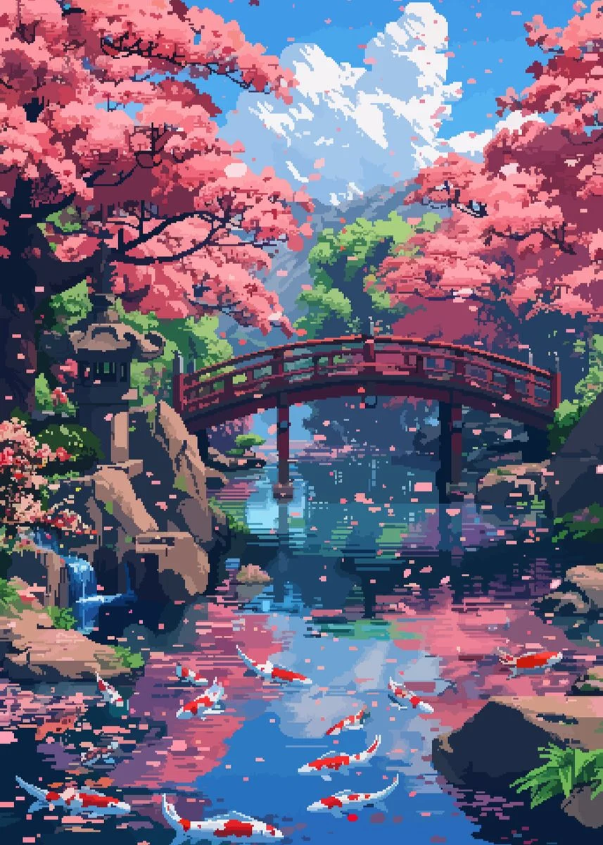 Spring Pixel Art Phone Wallpapers - Wallpaper Cave