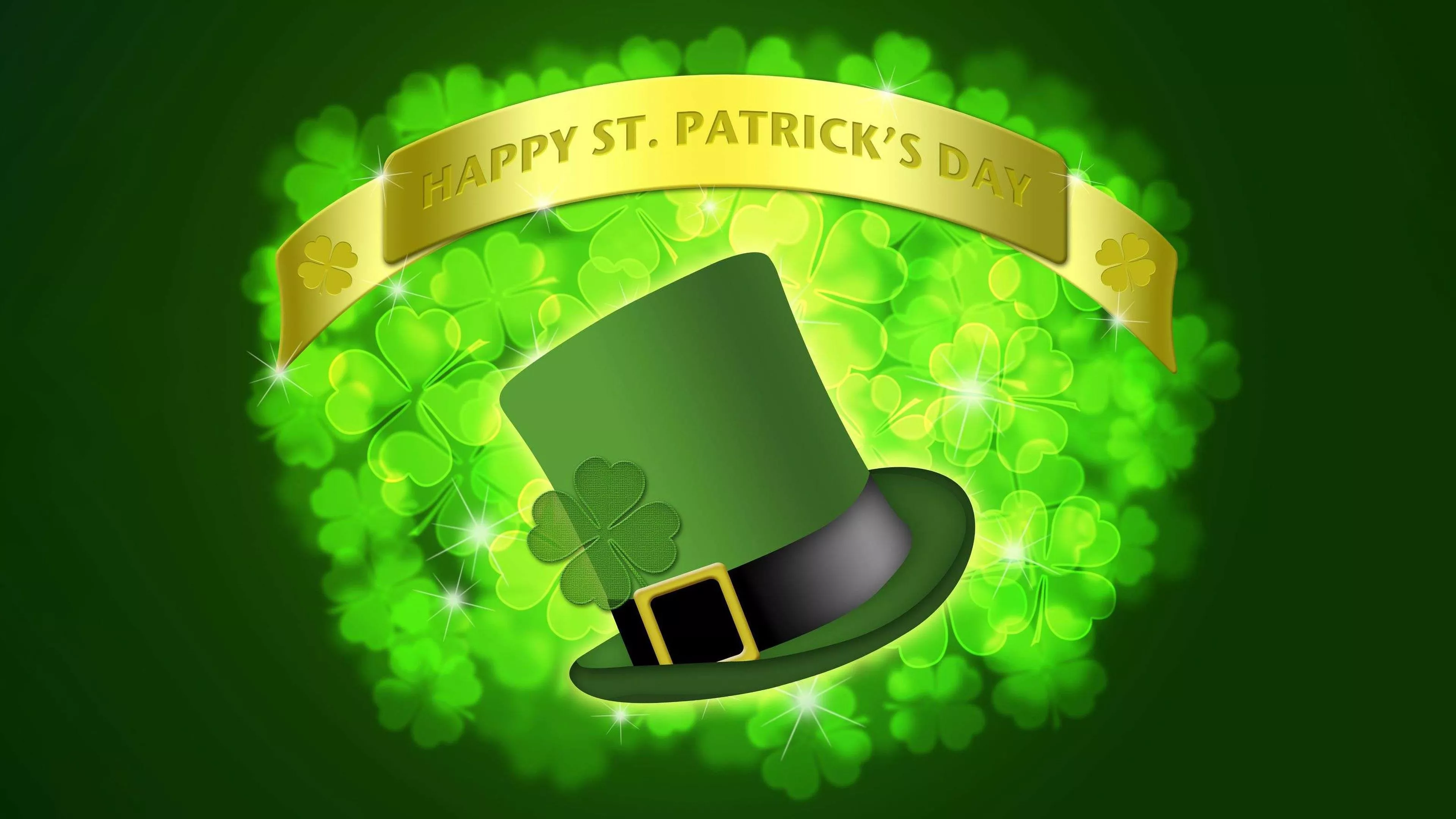 Wallpaper 4K, Leprechaun cap