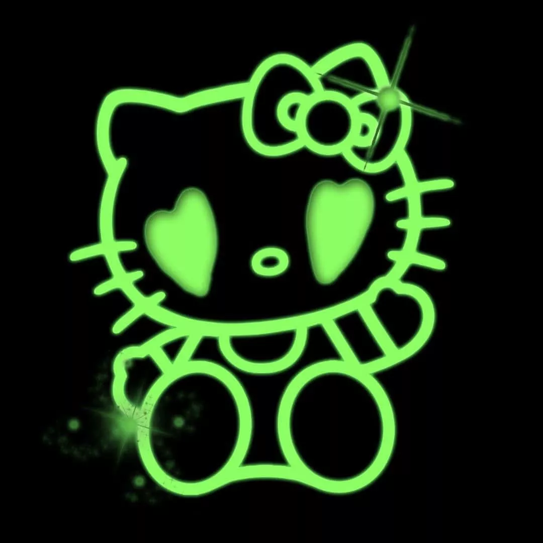 Download Emo Hello Kitty Green