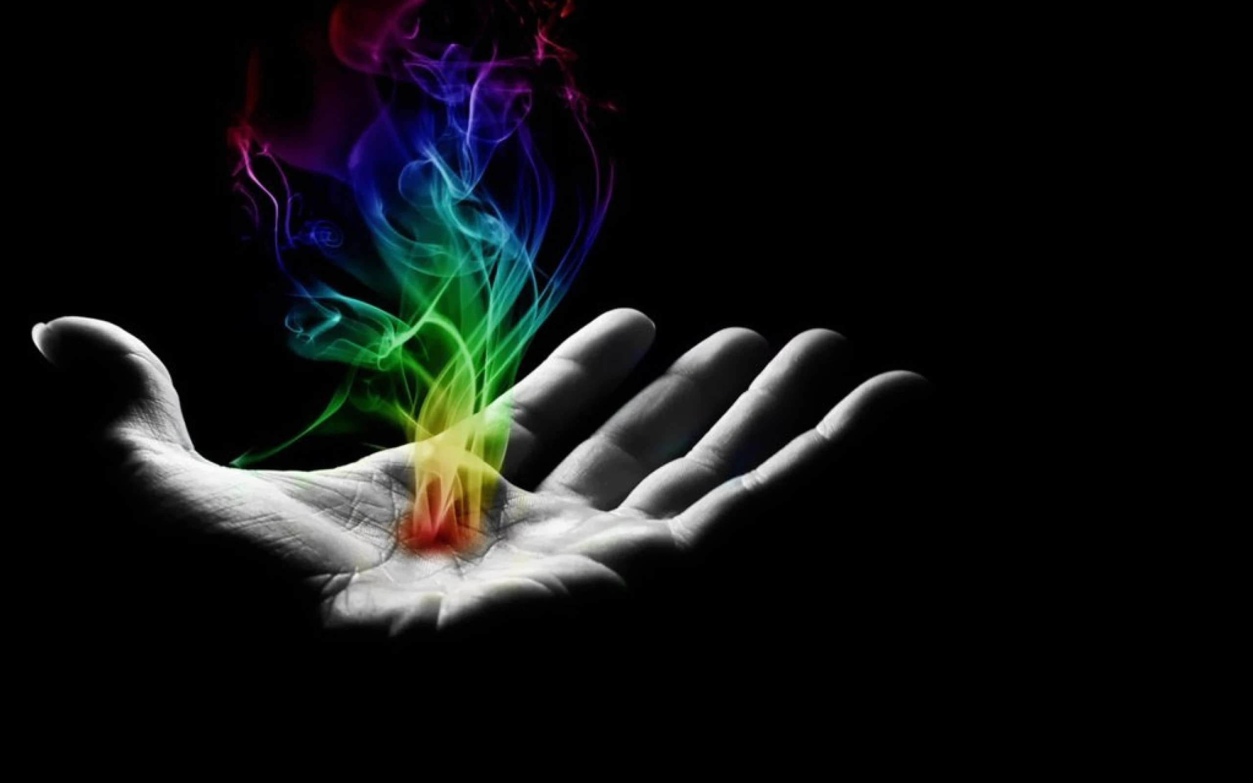 Cool 3D Dark Wallpaper in 2K Resolution