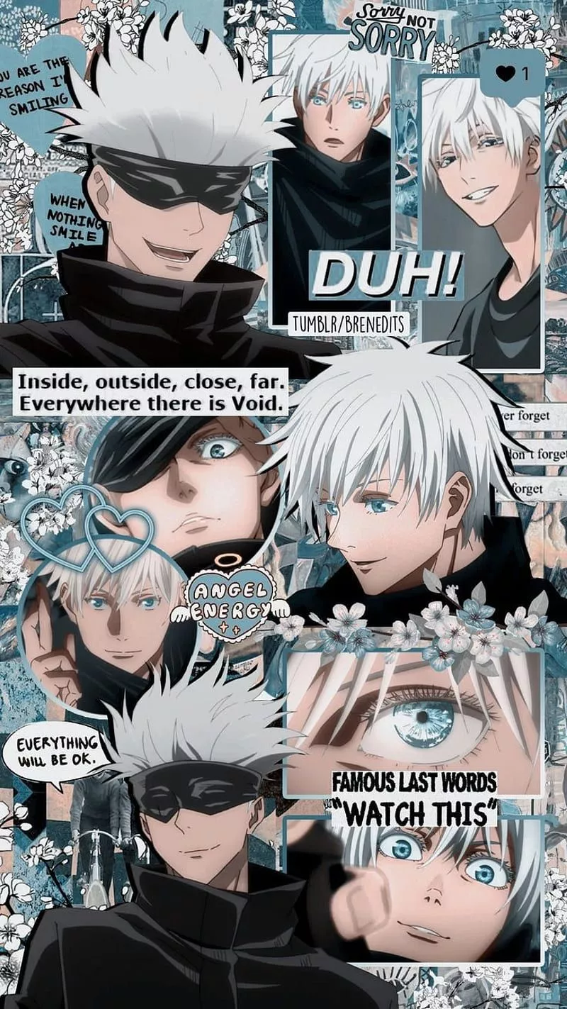 Satoru Gojo, anime, jujutsu kaisen, HD