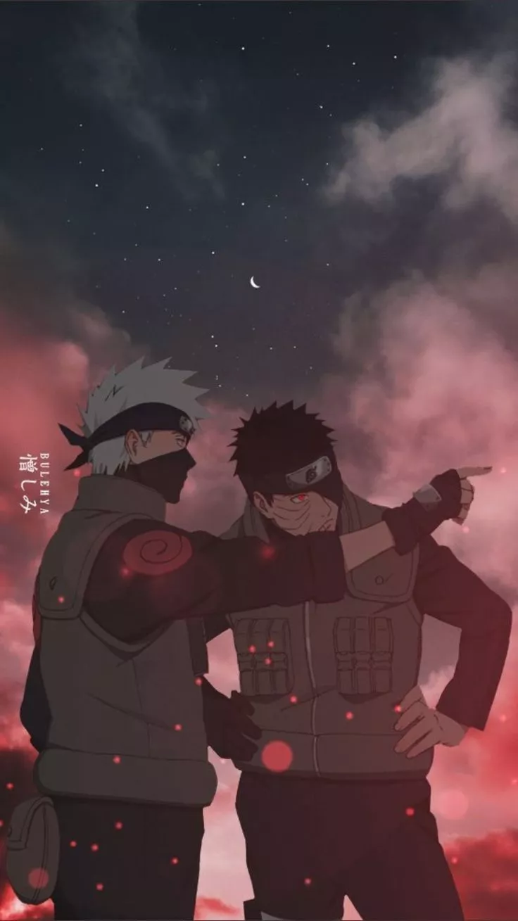Kakashi y Obito // wallpaper