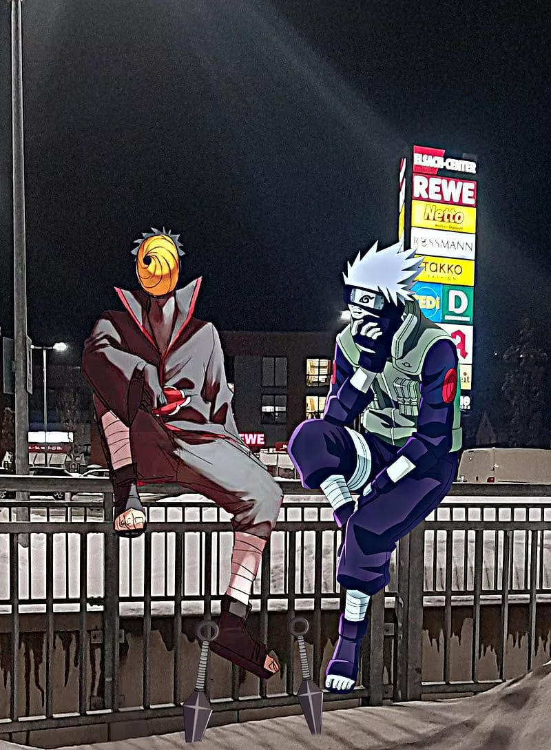 Obito and kakashi, kakashi, obito, HD phone wallpaper