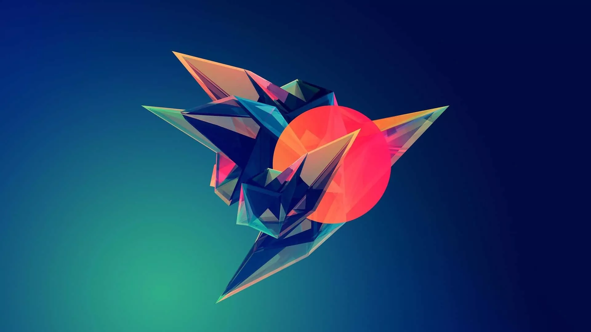 A Cool 3D Image Of An Abstract Shape