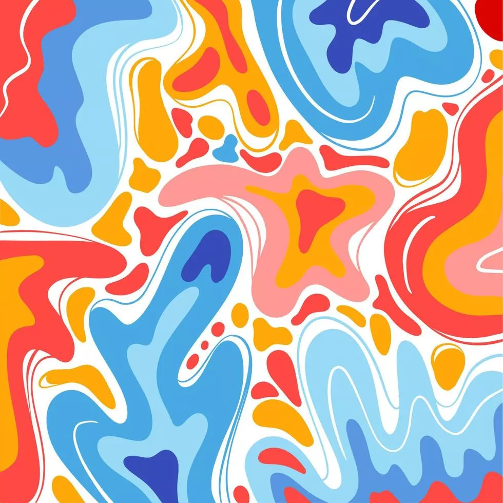 EBRU DESIGN Flat Abstract Organic