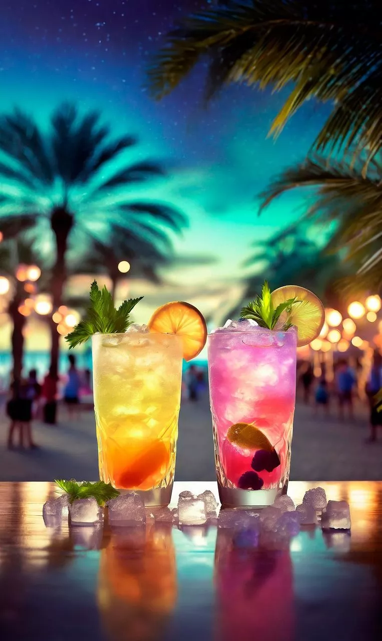 Download, Drinks, Beach