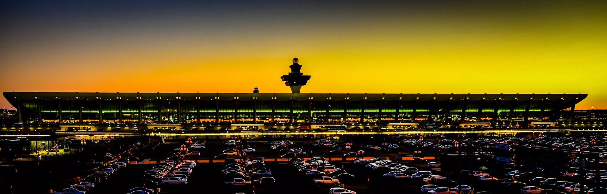 Panorama view of Washington Dulles