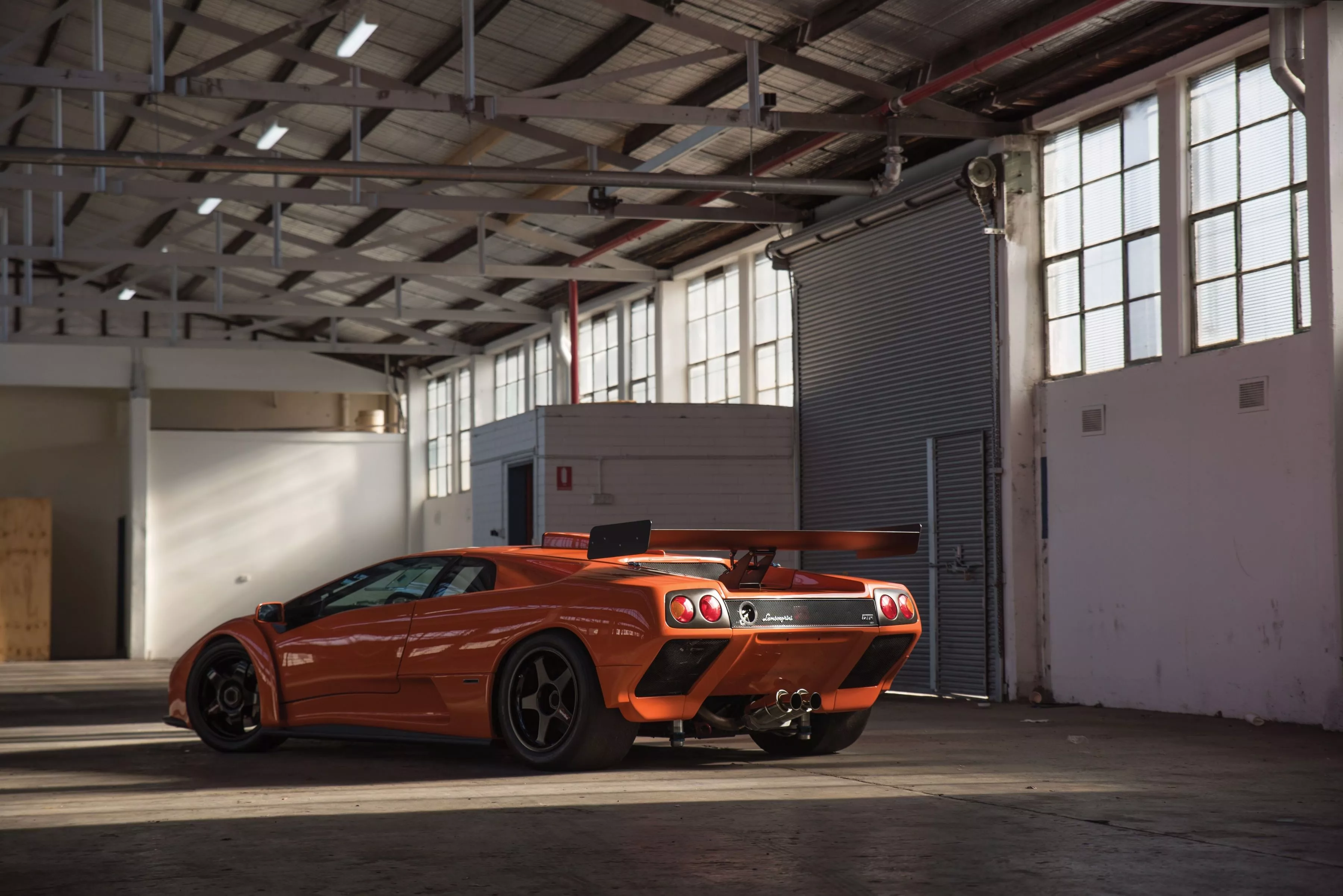 Wallpaper Lamborghini, orange, Diablo