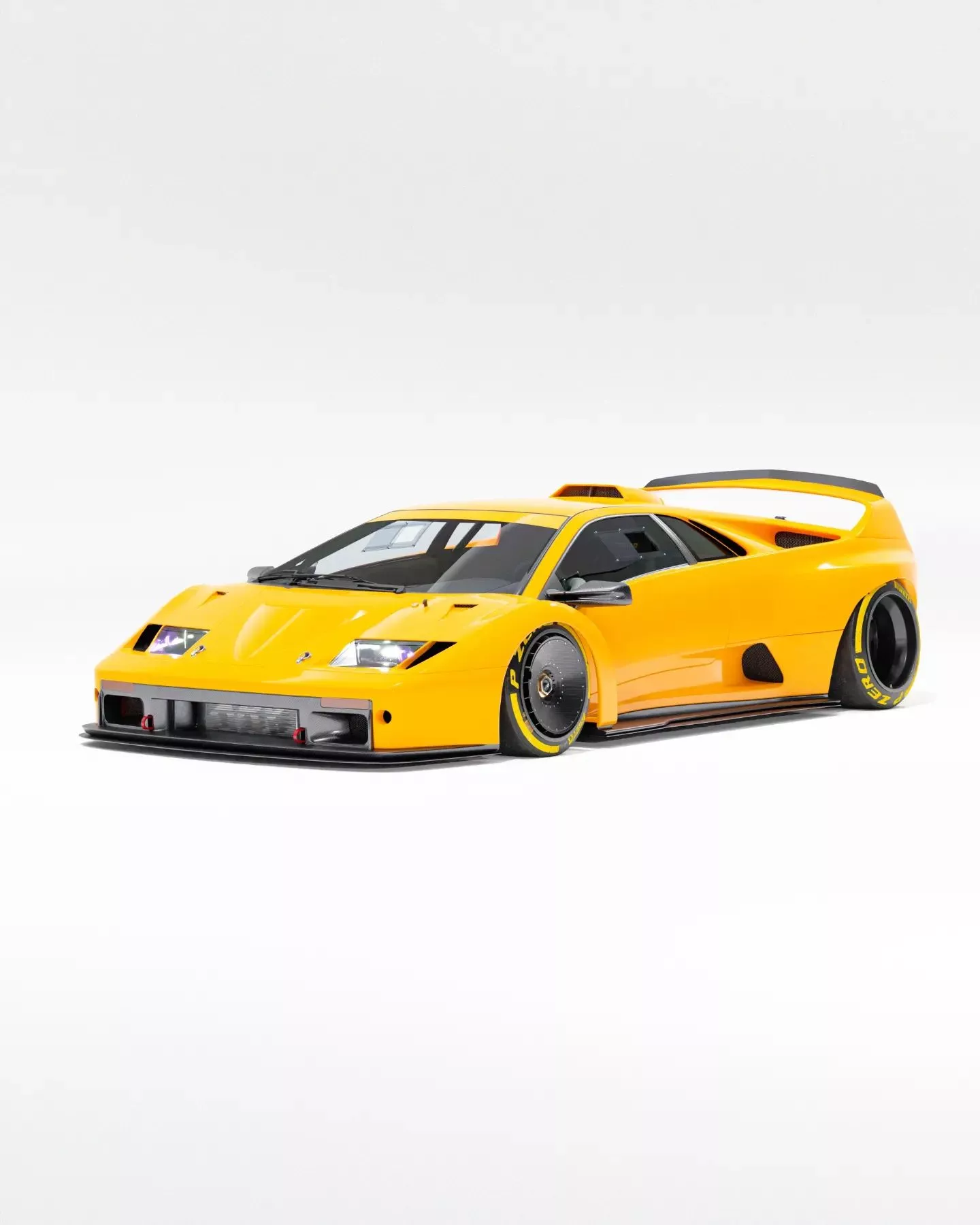 Clean, CGI Widebody Lambo Diablo GTR