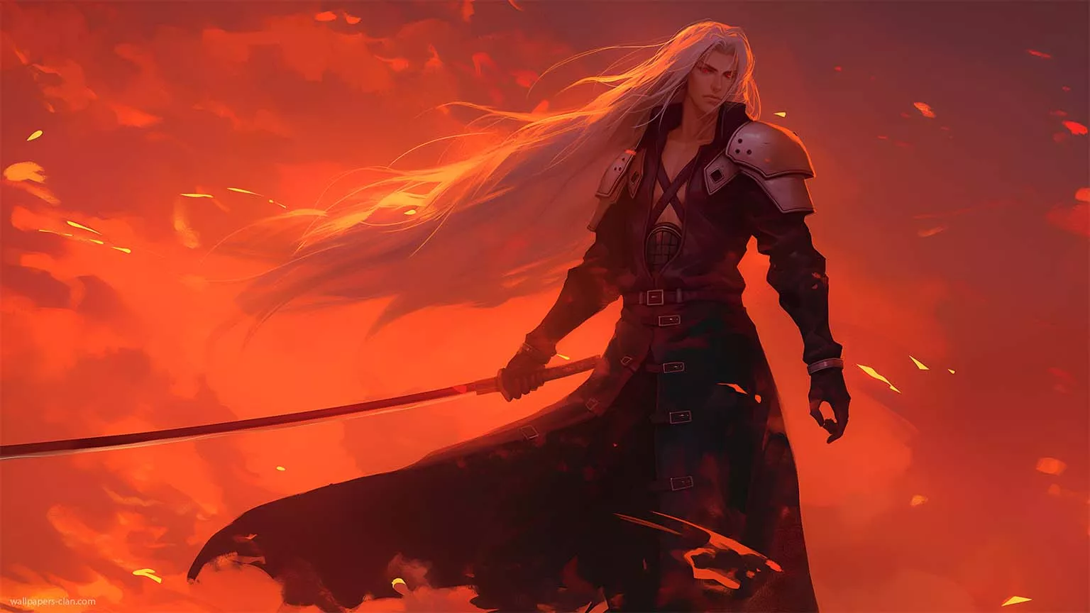 Free Sephiroth Final Fantasy Flaming