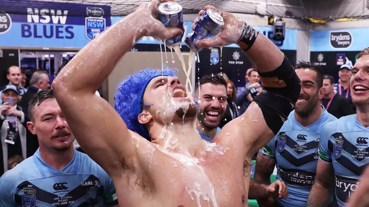 Photos of NSW Blues celebrations, State