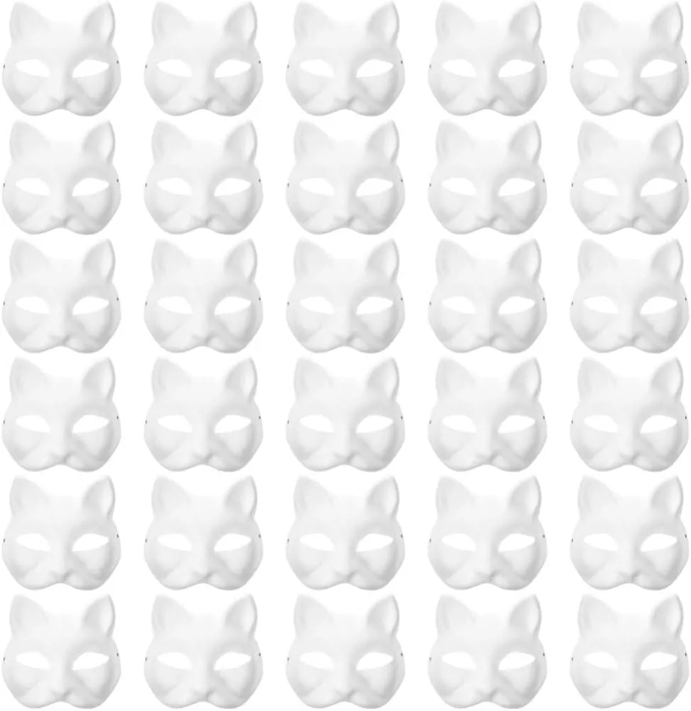 MAELSTROM 30Pcs Cat Mask Fox Mask