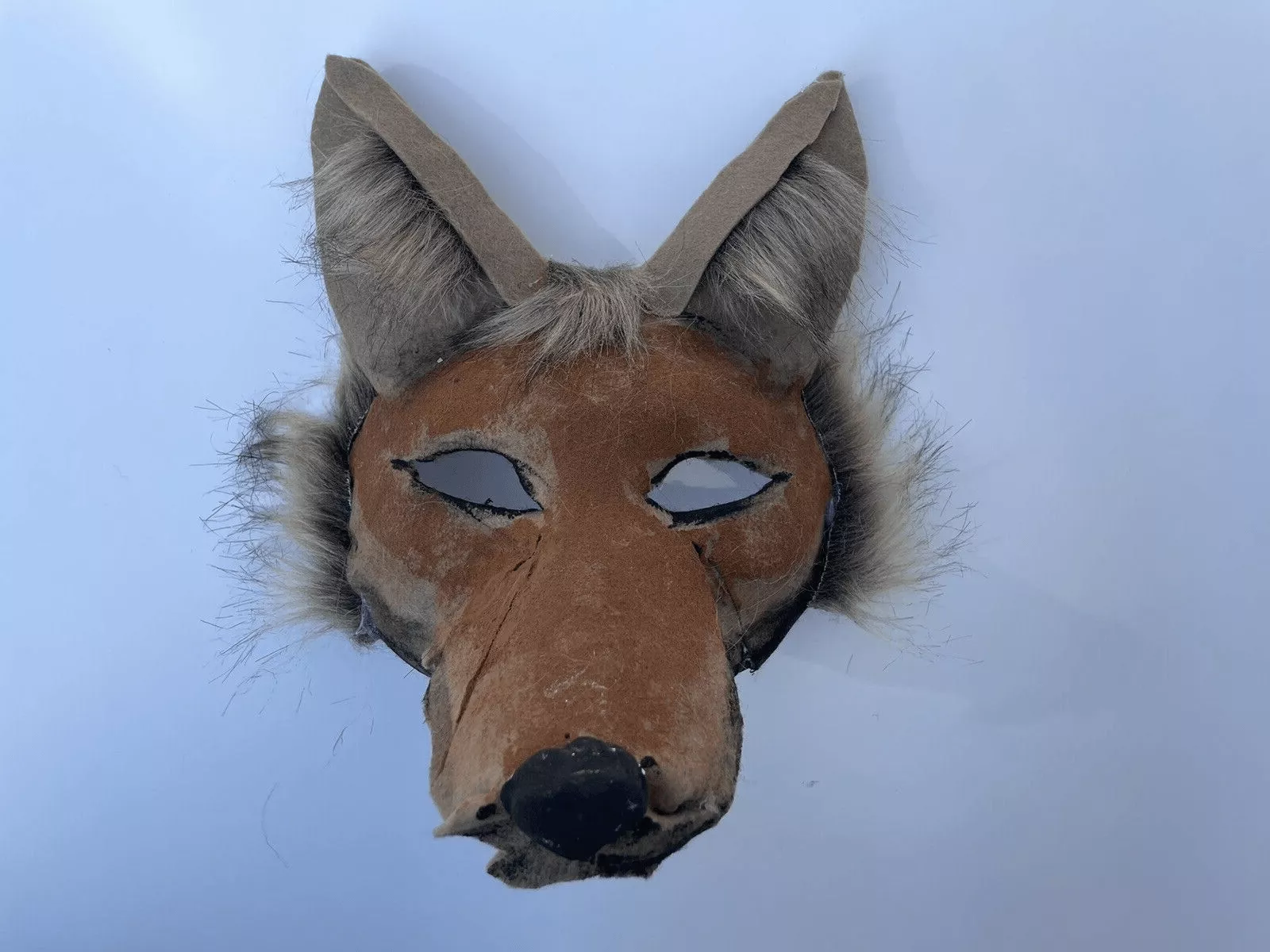 Therian Mask Brown Handmade Home Made