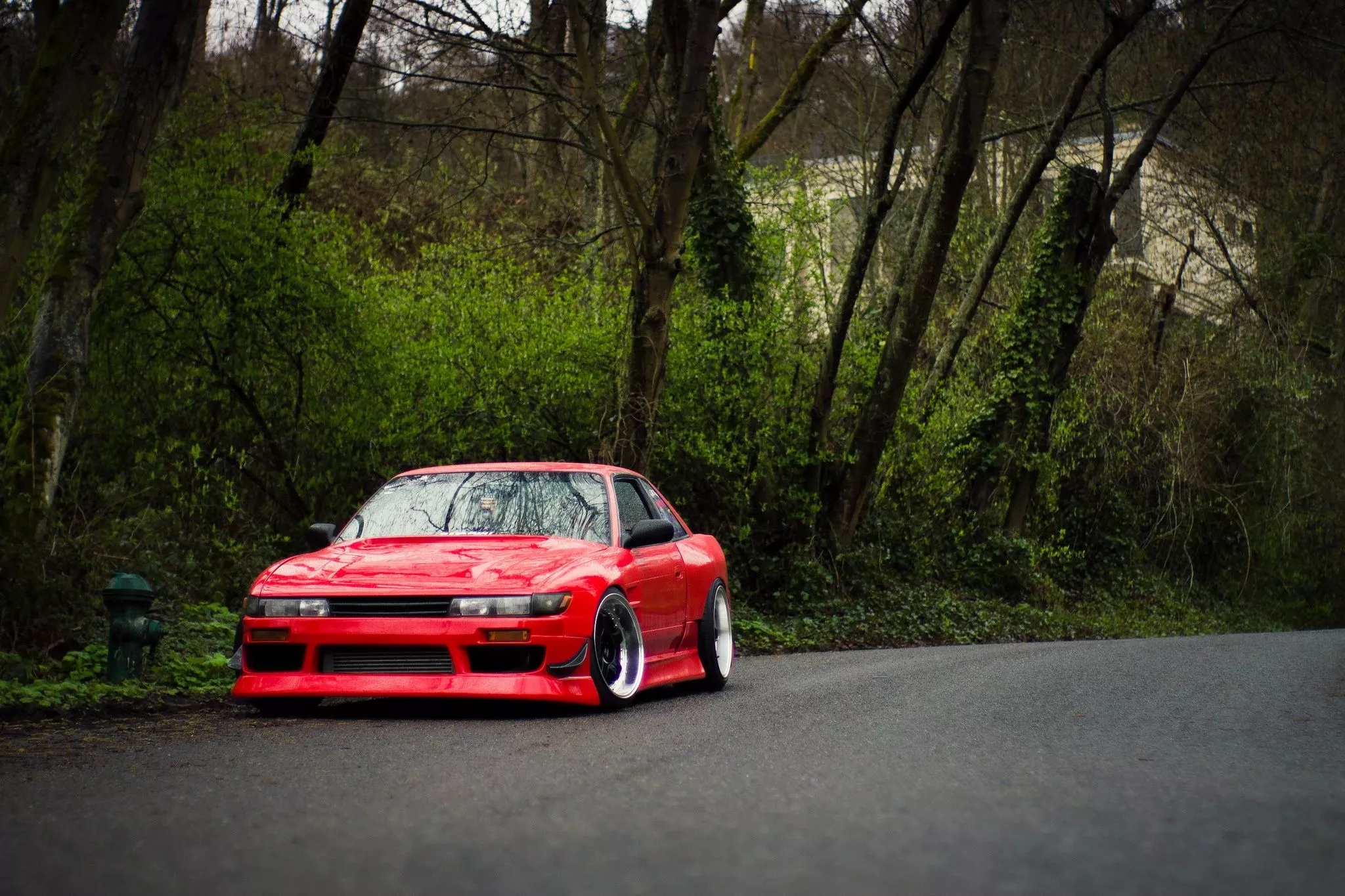 Wallpaper red, Silvia, Nissan, Nissan