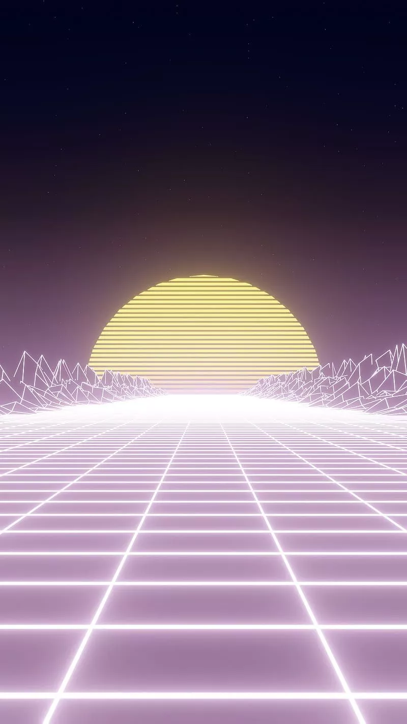HD new retro wave wallpaper