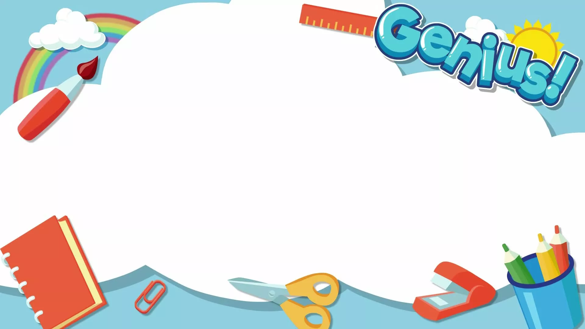 Cartoon Background Border