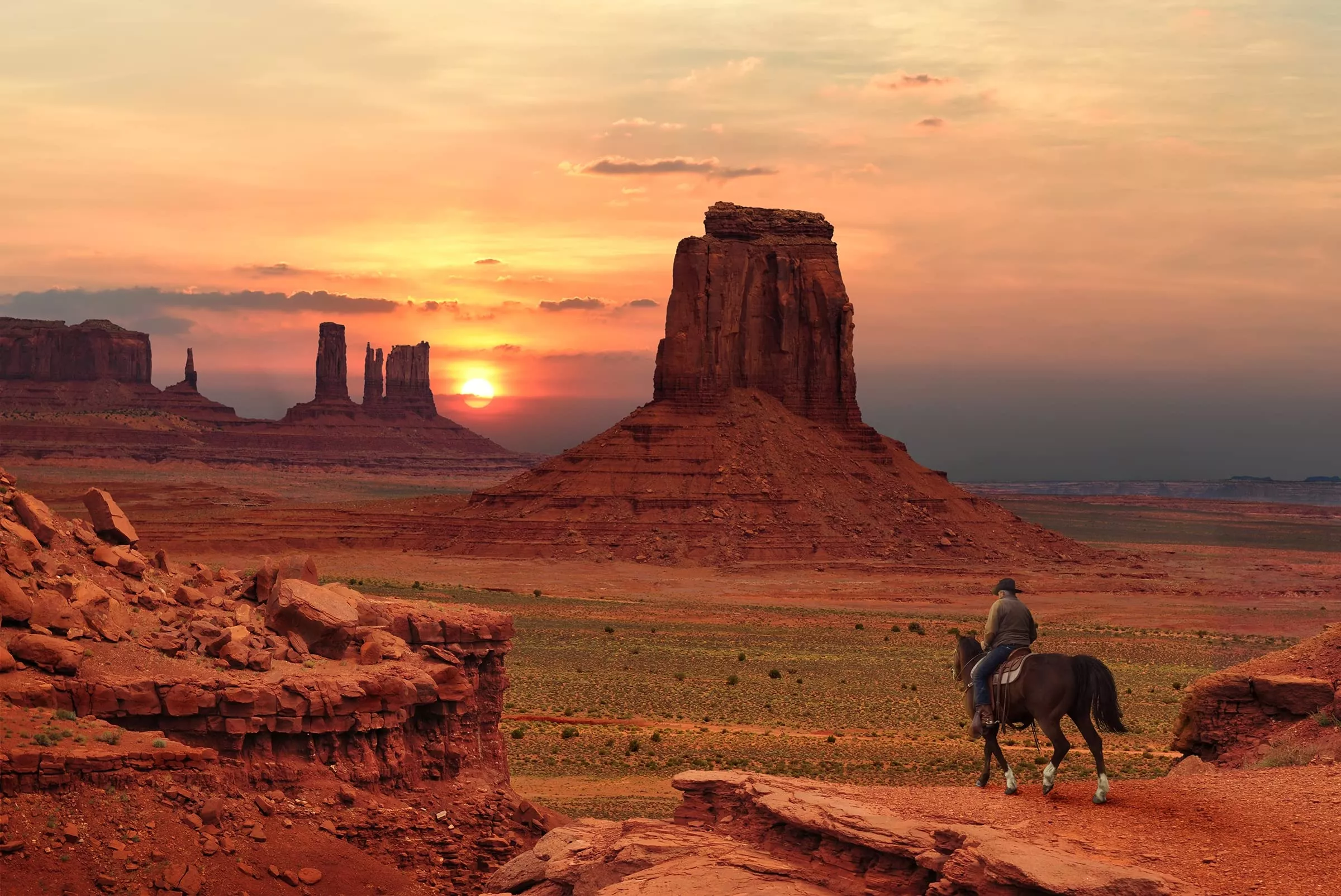 Non Woven Photo Wallpaper Wild West