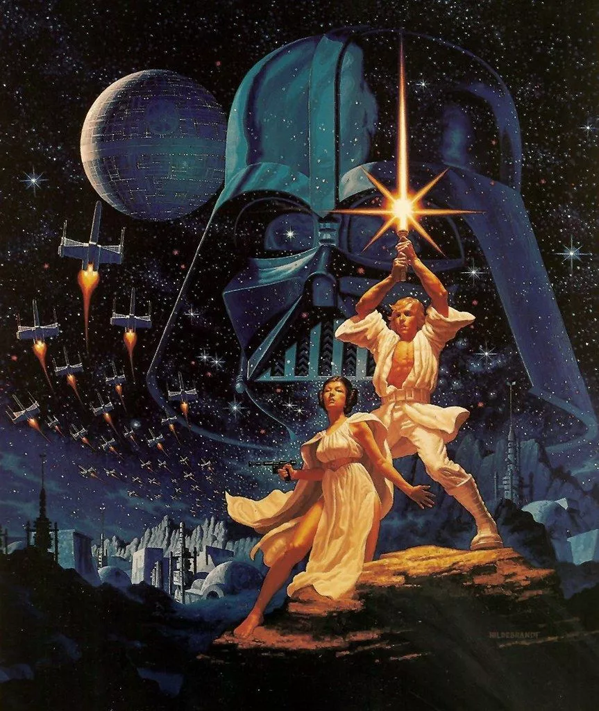 Original Star Wars Poster Art. Star