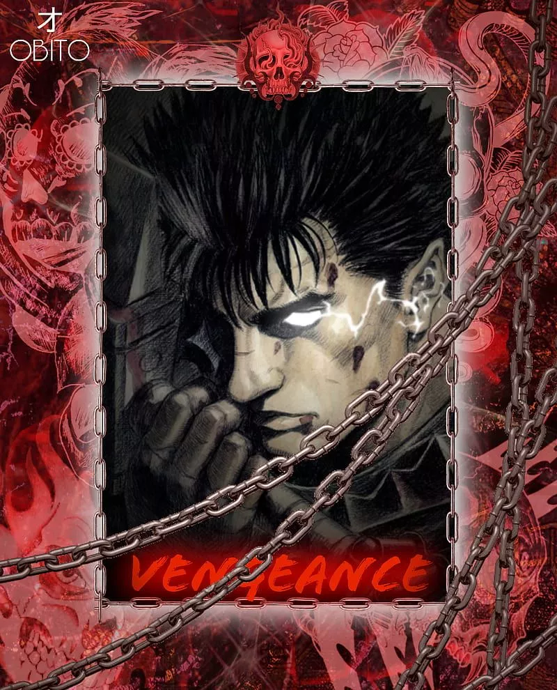 Guts Vengeance, aesthetic, anime