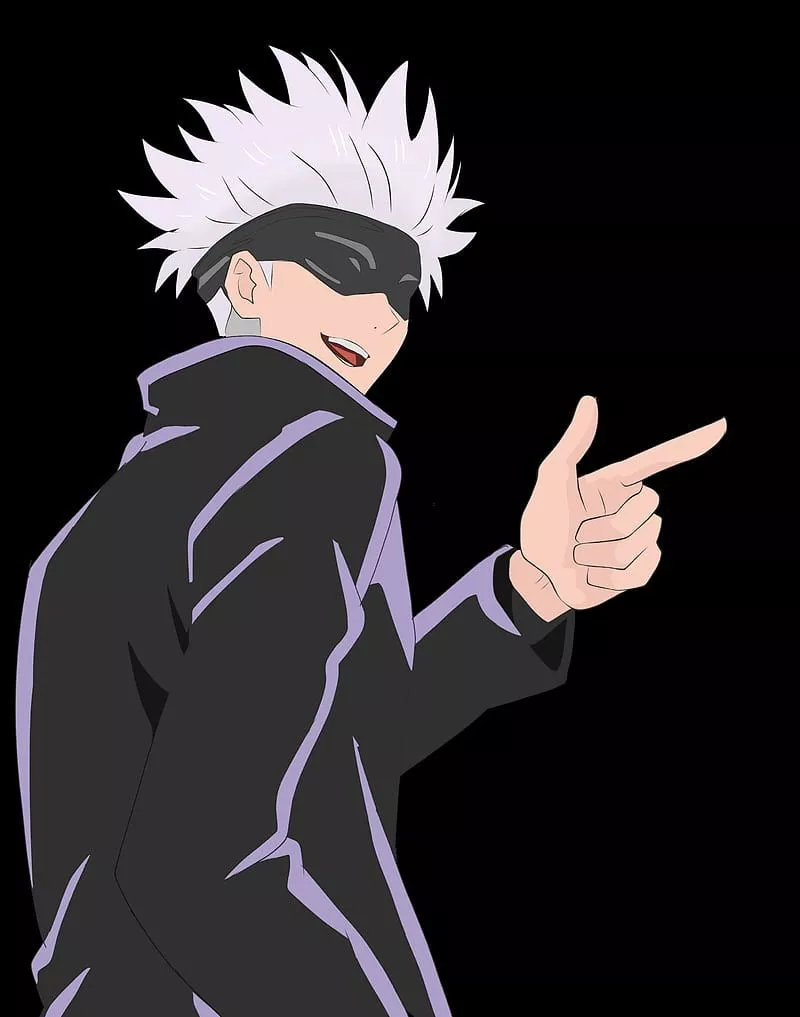 Gojo, amoled, amoled, anime, bleach