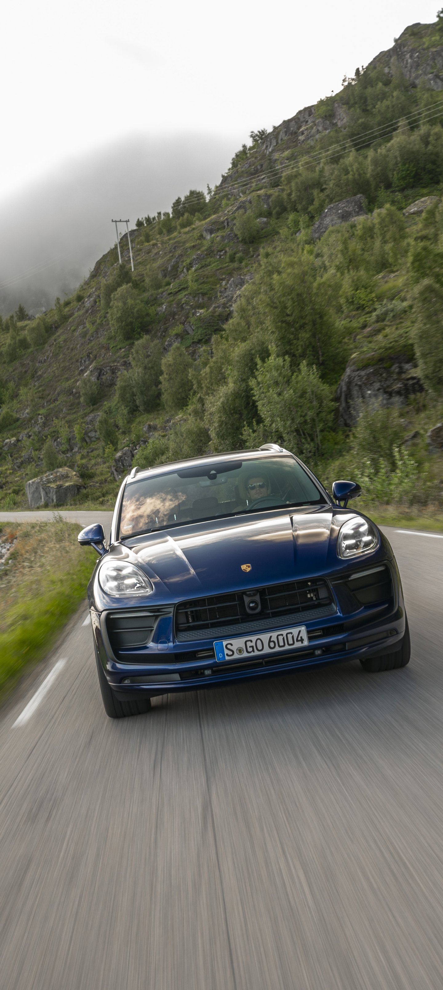 SUV Vehicle Porsche Macan Phone Wallpaper