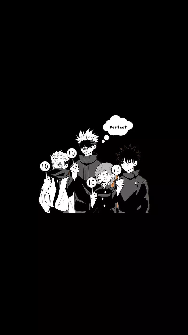 Jujutsu Kaisen Dark, Black Jujutsu Kaisen, HD phone wallpaper