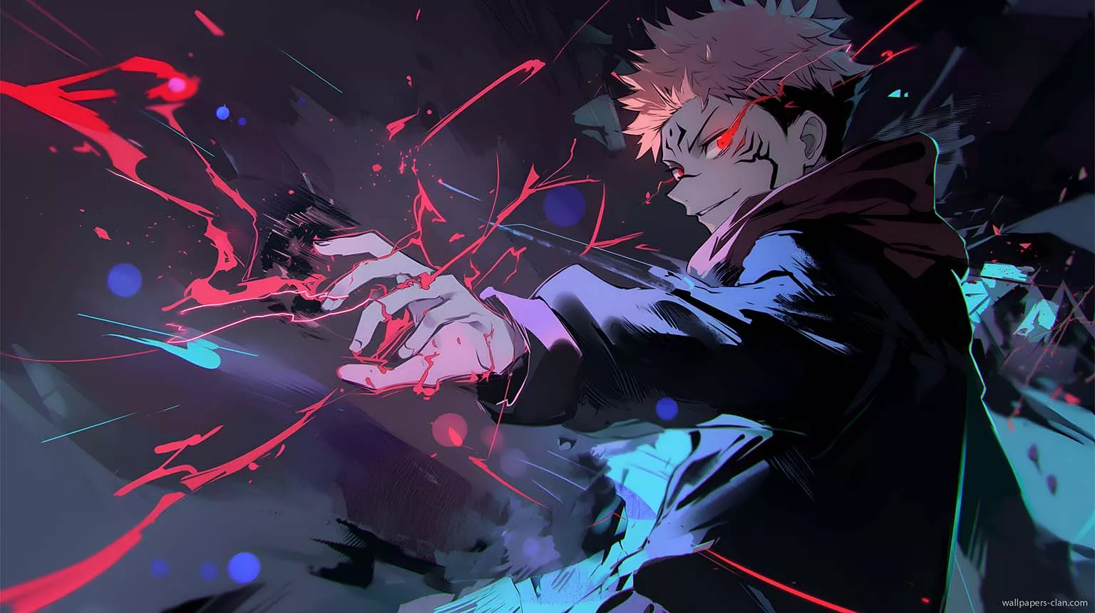 Black Flash Jujutsu Kaisen PC Wallpaper Kaisen Wallpaper