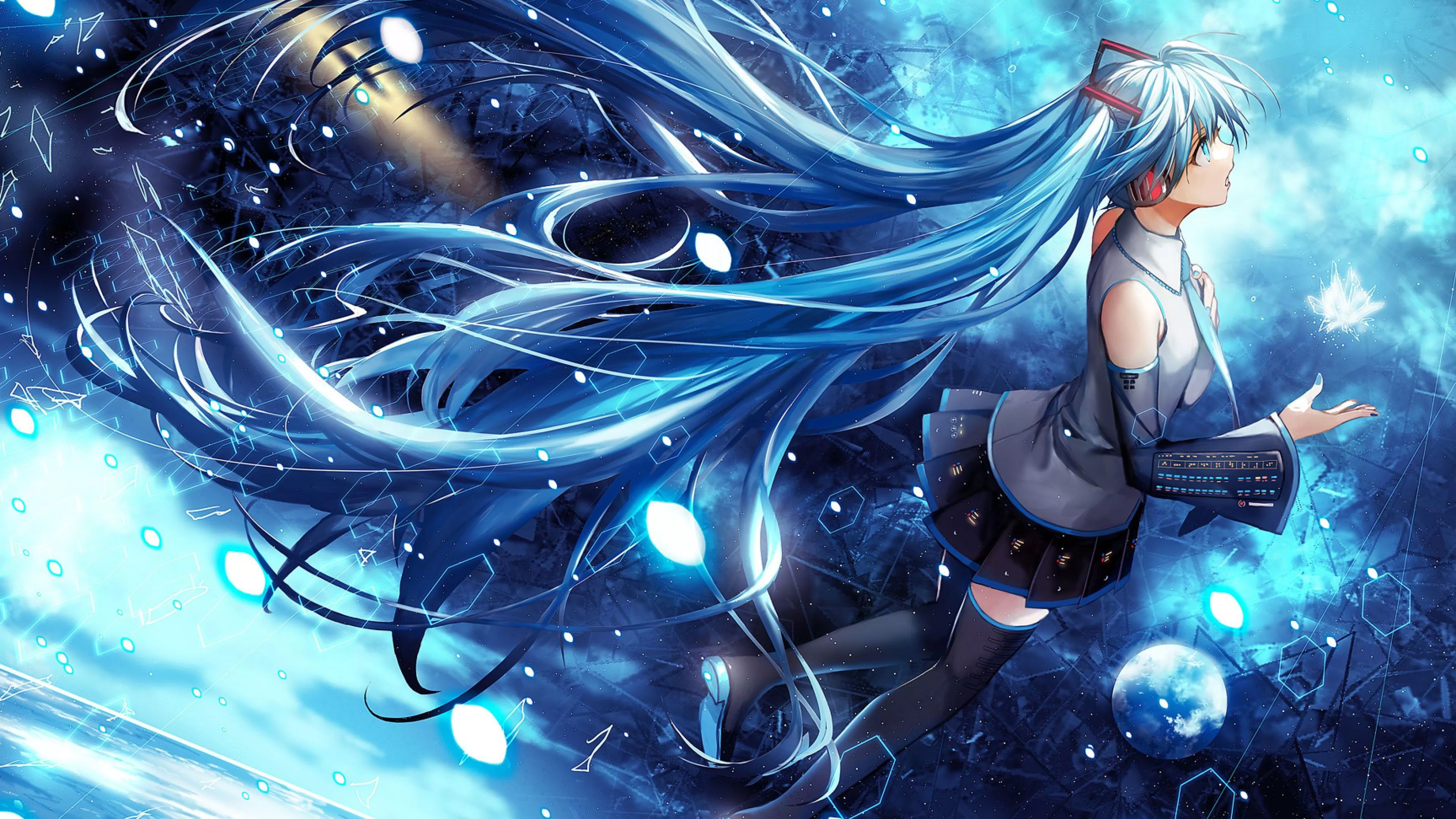 Hatsune Miku 4K HD Wallpaper. HD