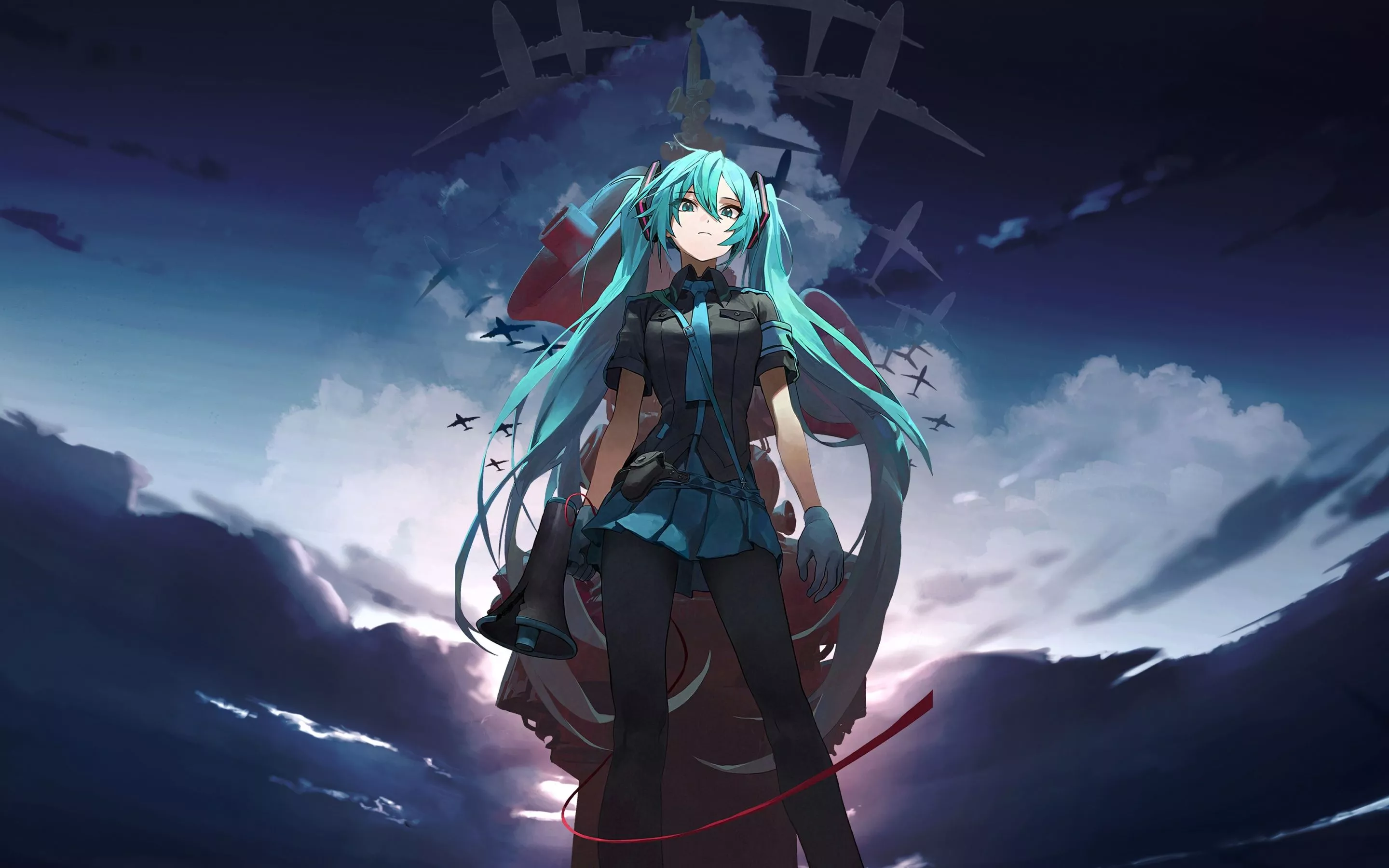 Hatsune Miku Wallpaper 4K, War