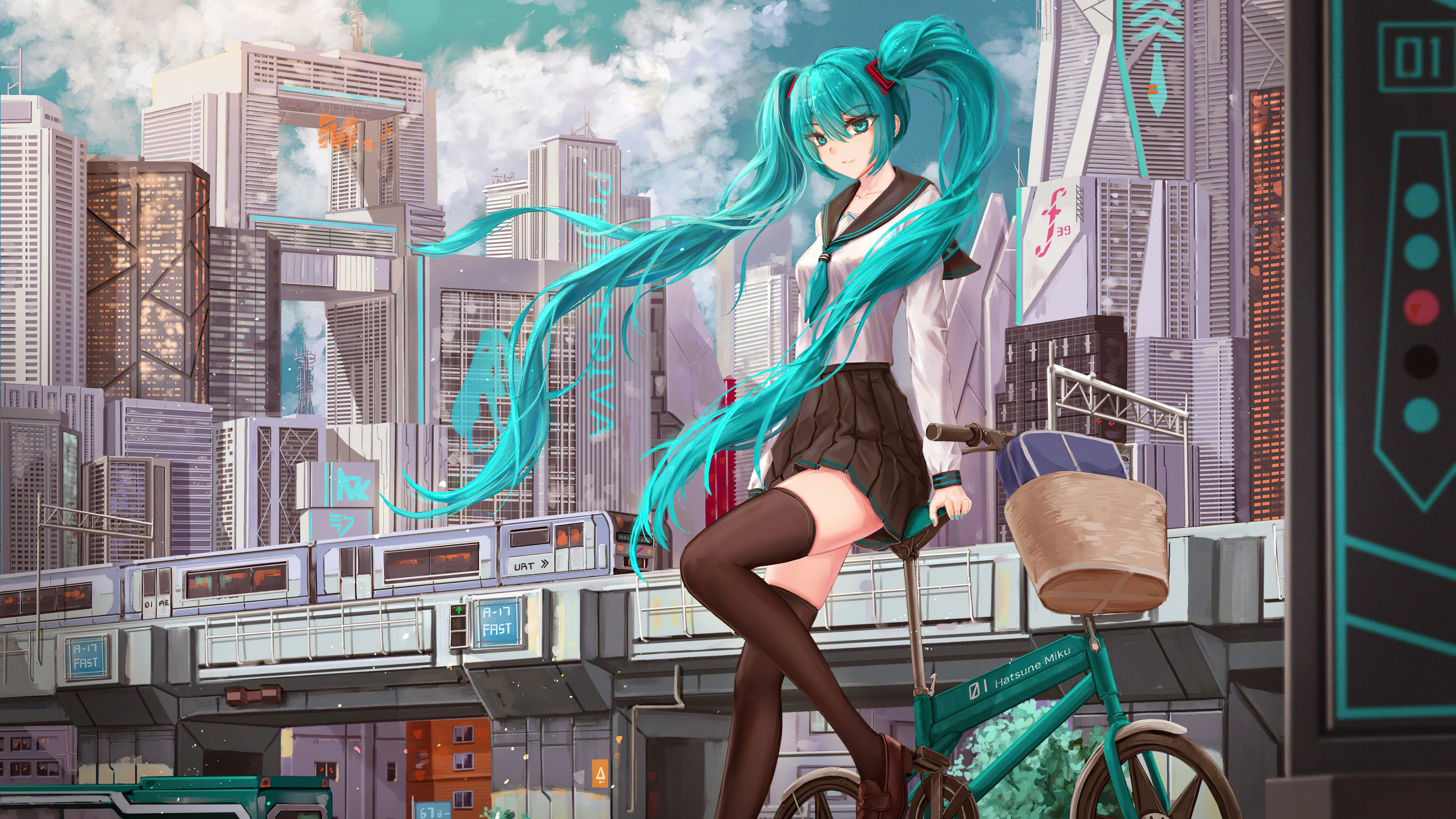 Hatsune miku Anime Wallpaper 4k HD