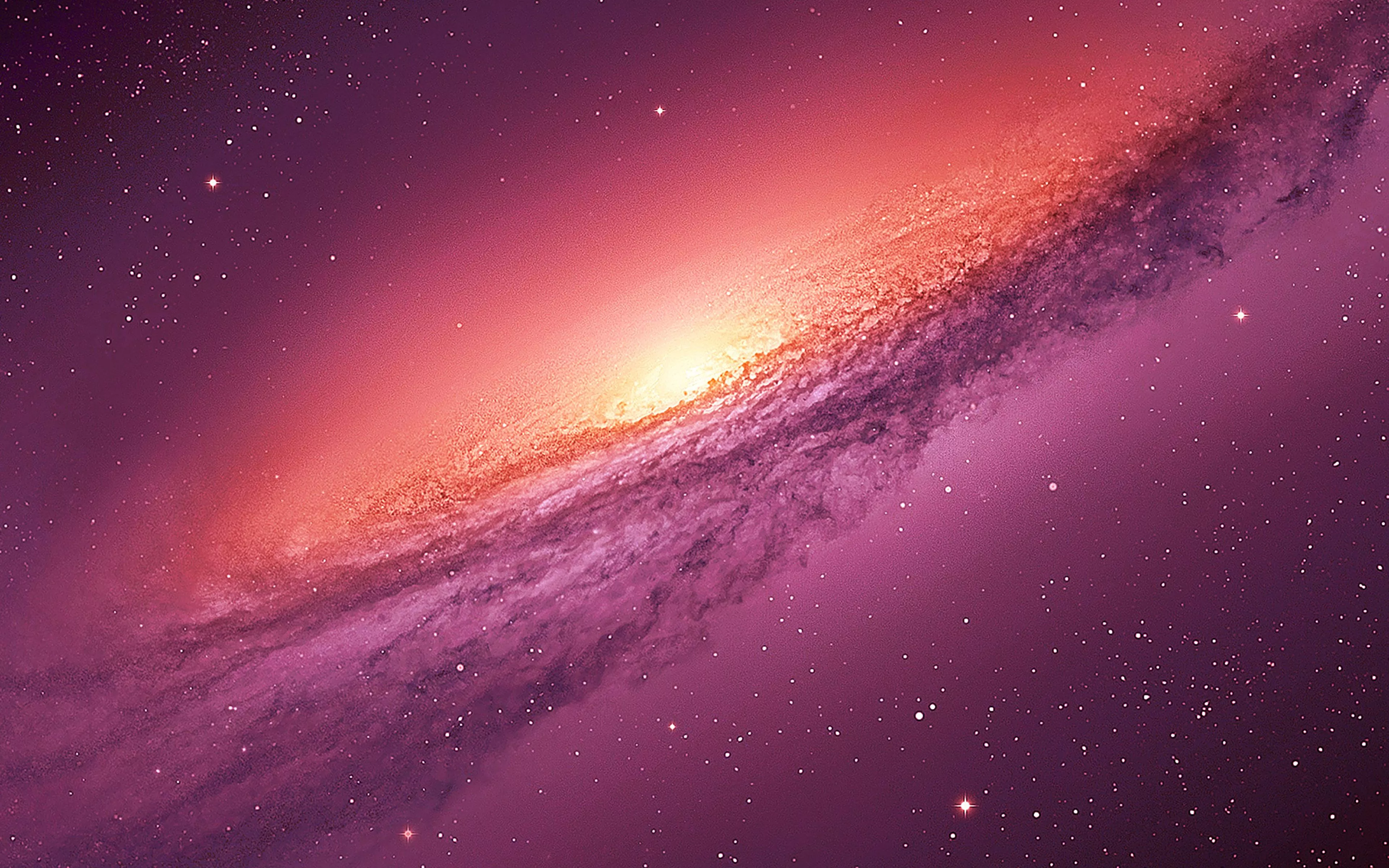 Purple Galaxy Space Nature