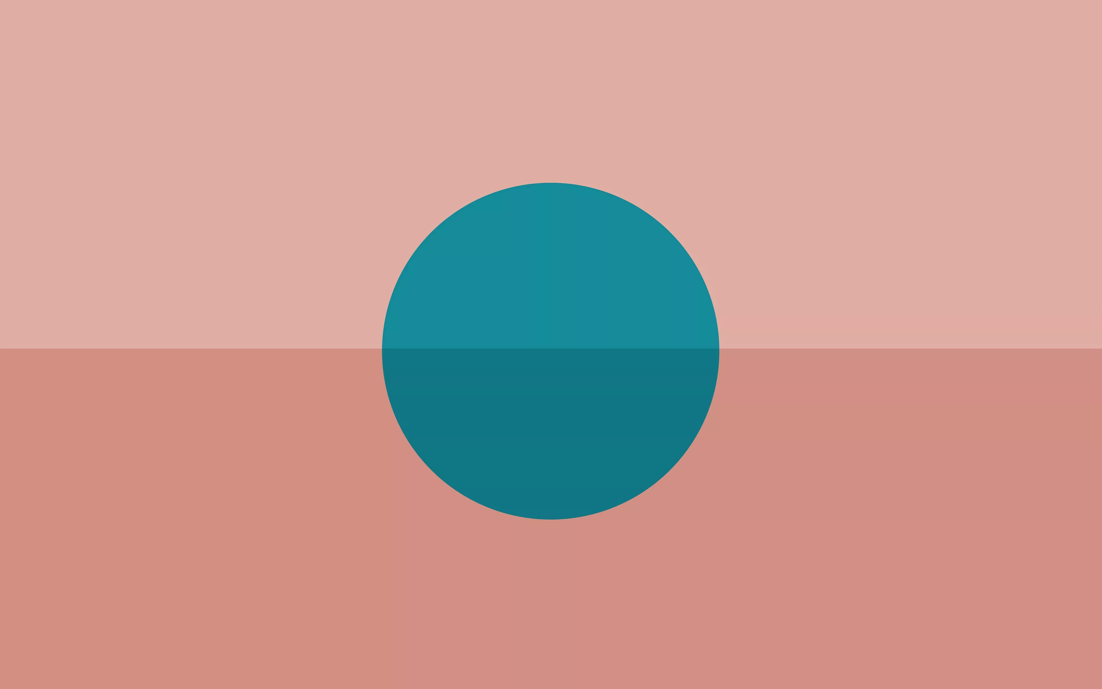 Minimal Tycho Art Sun Pink Blue