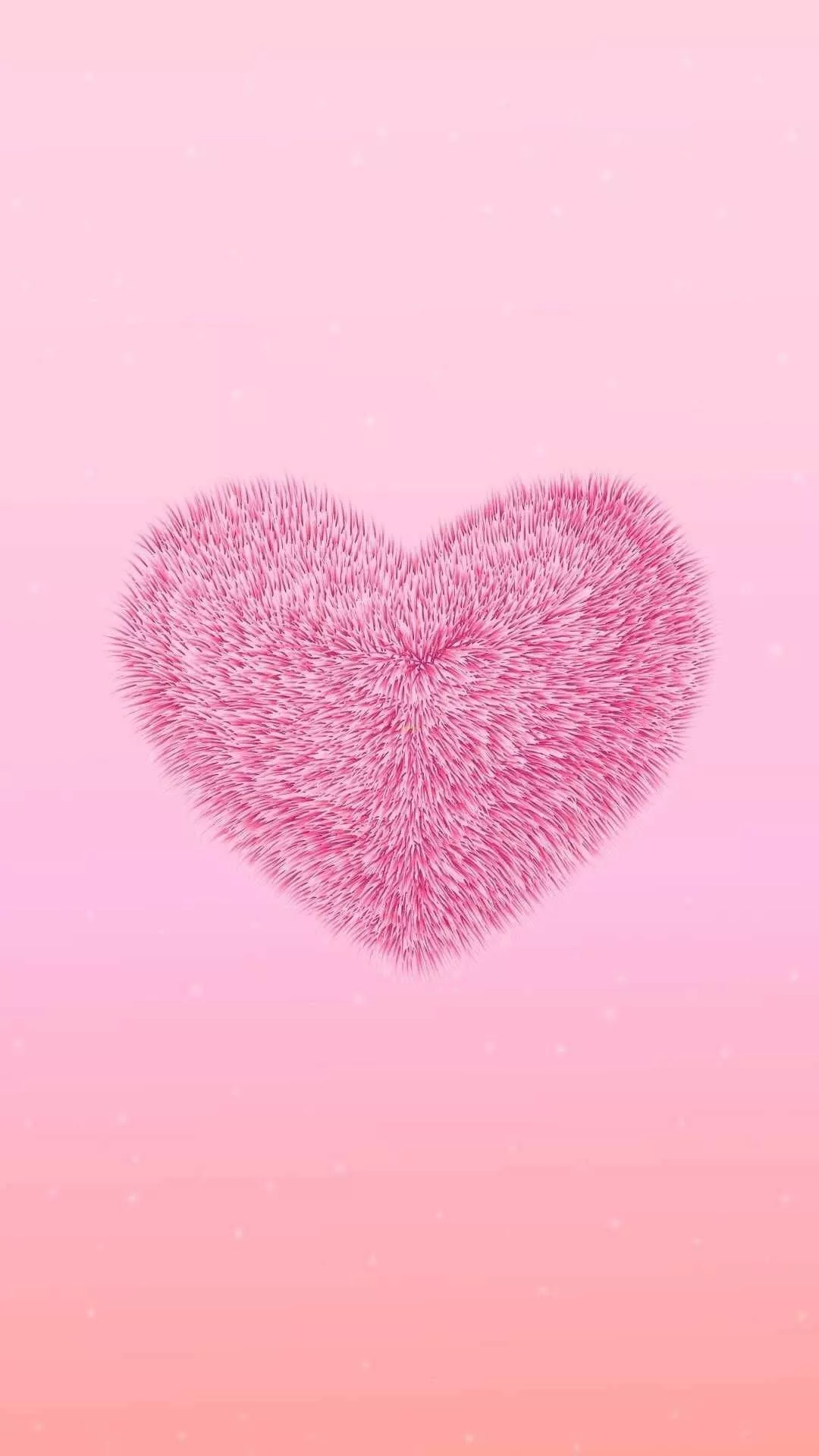 Aesthetic Pink iPhone Fluffy Heart