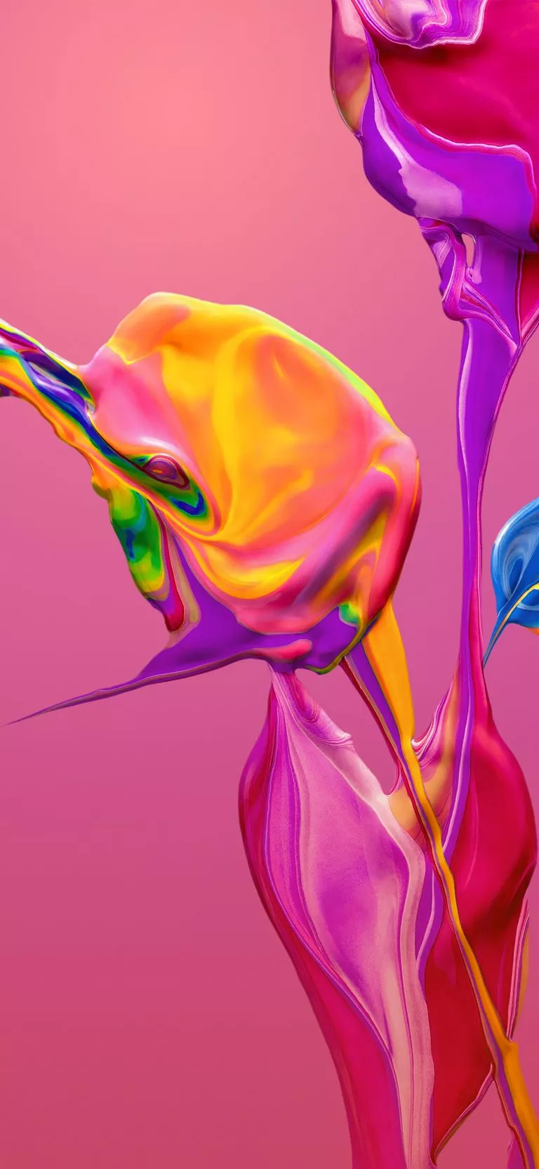 Huawei P30 Pro Stock Wallpaper Pink
