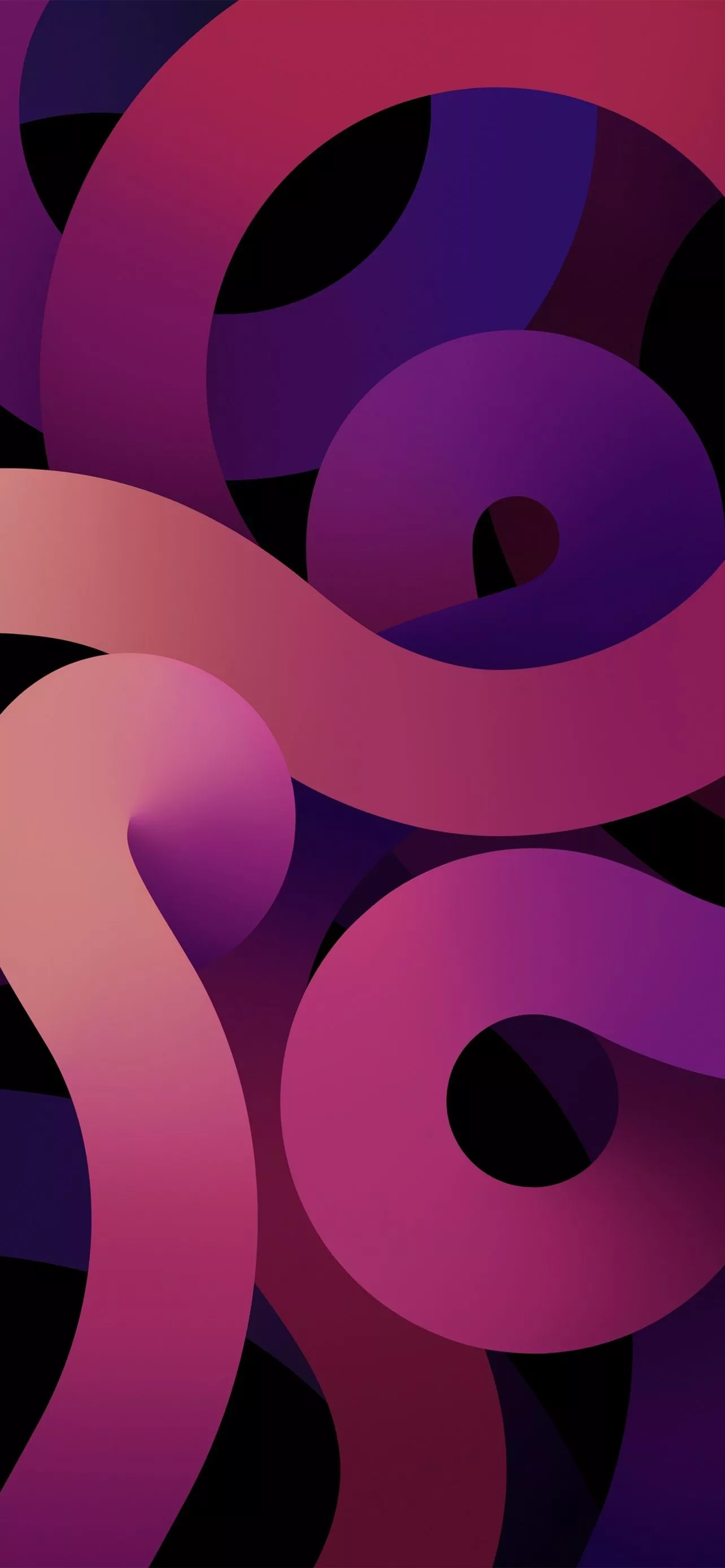 iPadOS 14 Wallpaper 4K, Pink, iPad Air