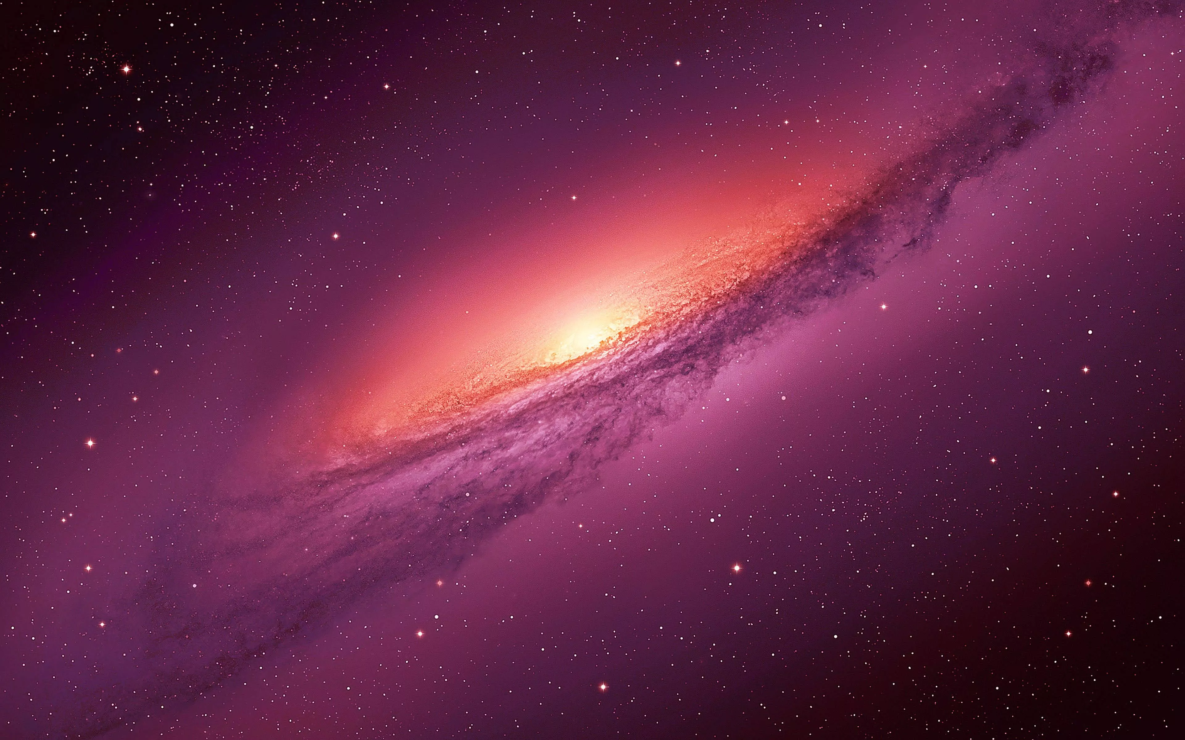 Pink Galaxy HD Wallpaper