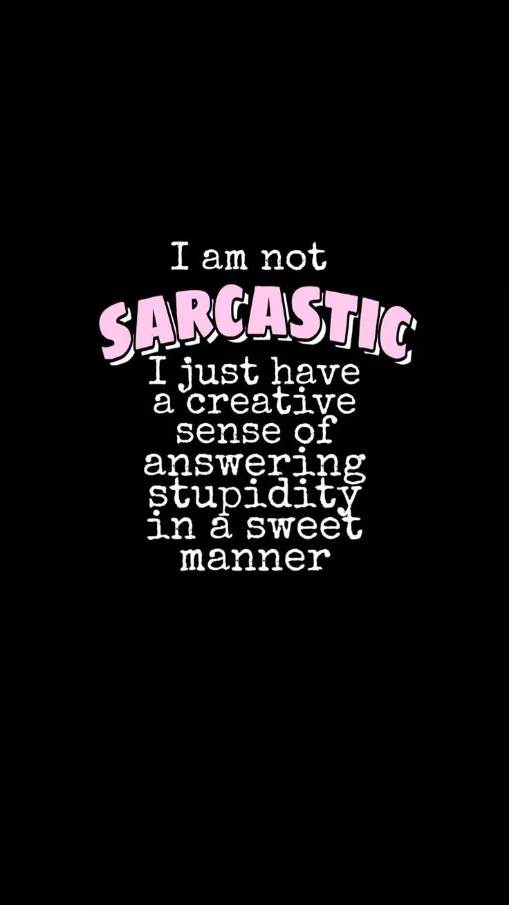 Sarcastic wallpaper