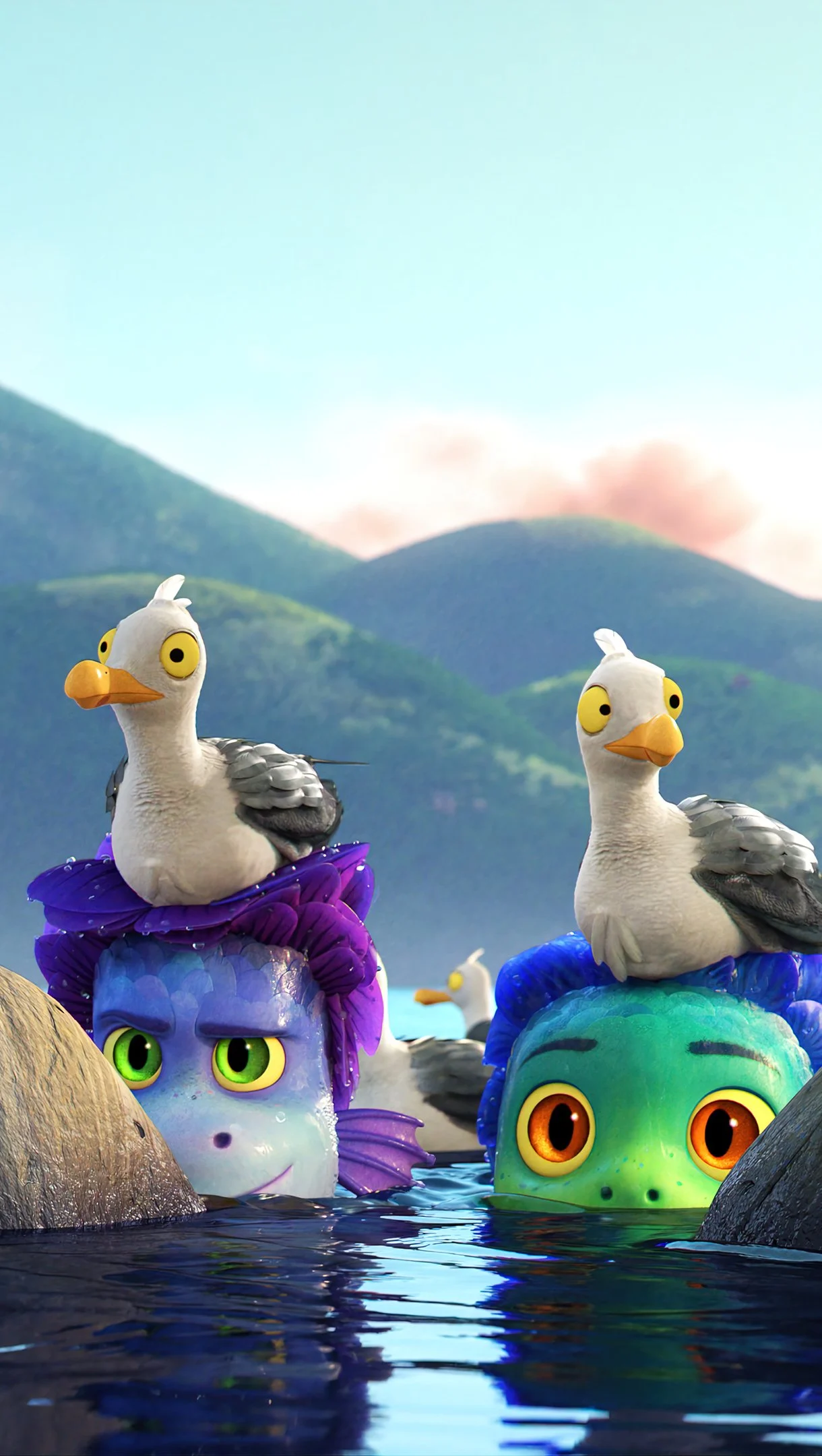 Luca Sea Monster Movie Wallpaper 4k HD