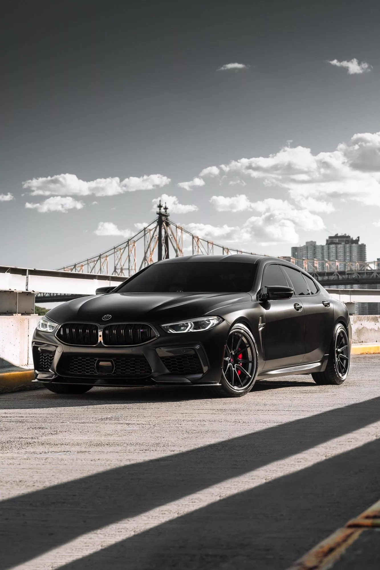 Satin Black BMW M8 Competition Gran