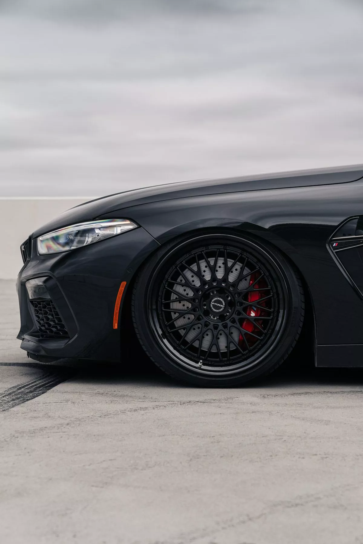 Black BMW M8 Competition Forged