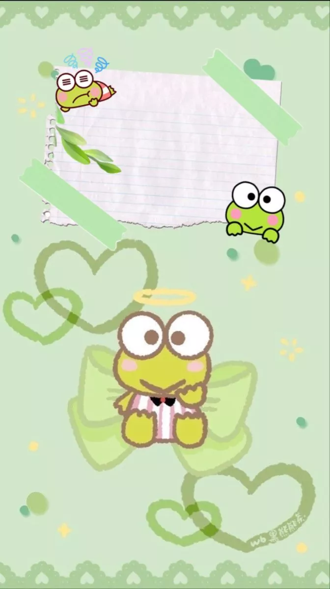 Keroppi binder covers