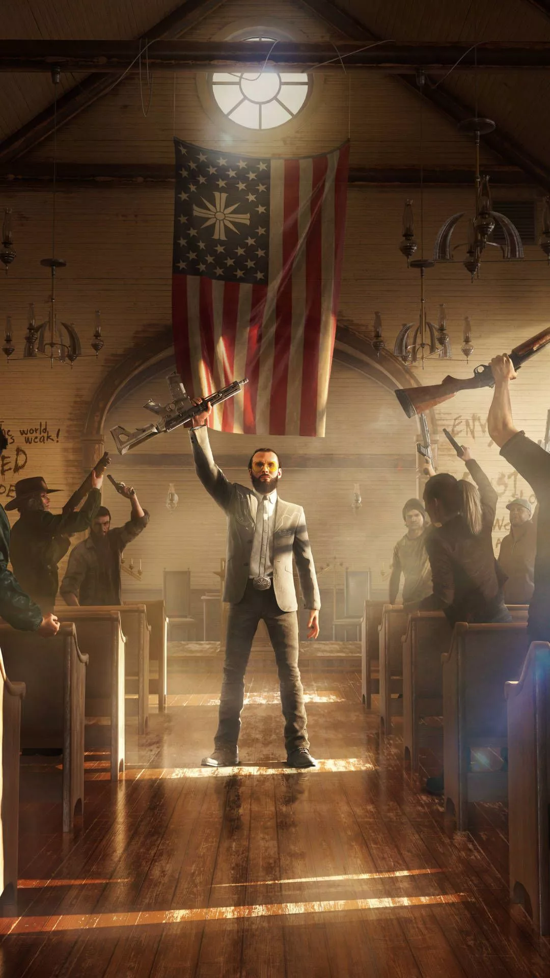 Far Cry 5 Joseph Arms iPhone Wallpaper